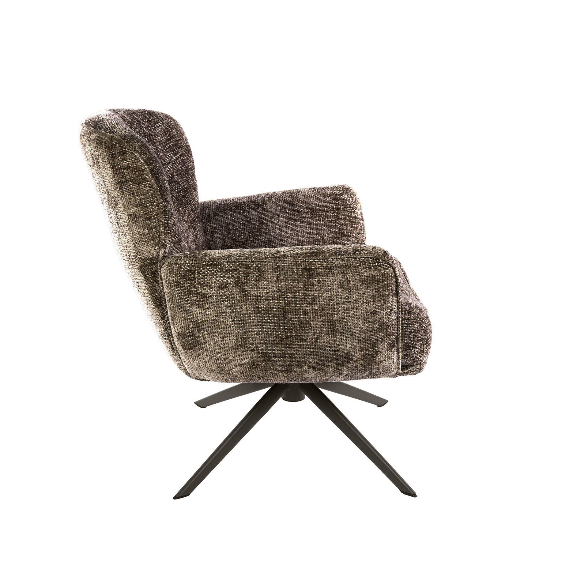 Fauteuil Forza draaibaar / Hoven champagne-bruin - Zijlstra