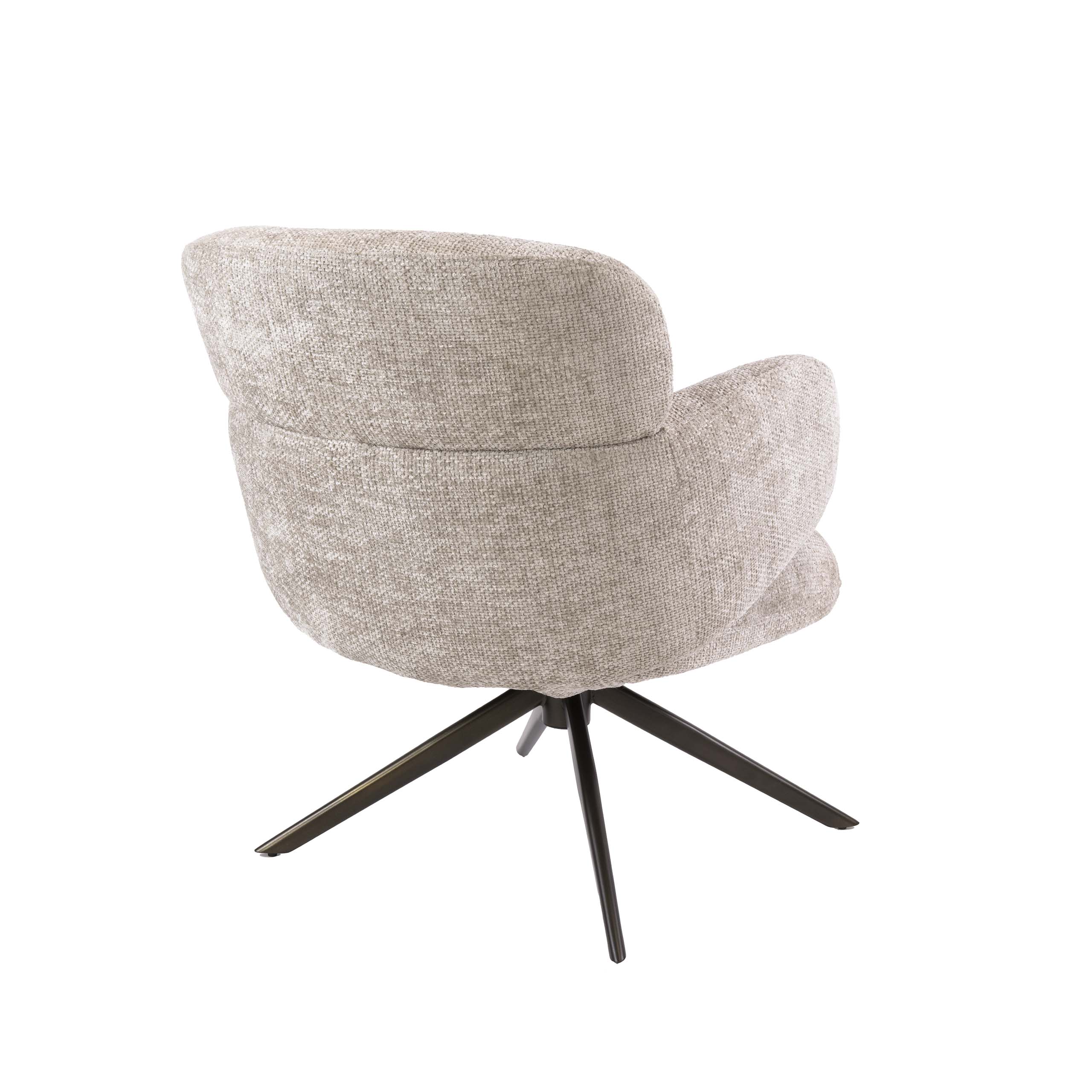 Flex swivel armchair / Hoven sand-brown - Zijlstra