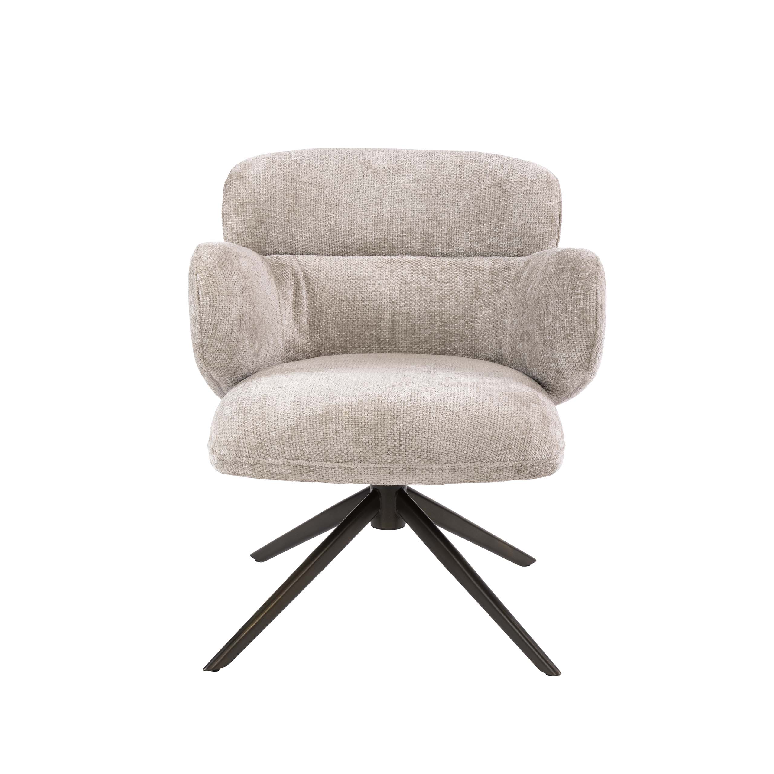Flex swivel armchair / Hoven sand-brown - Zijlstra