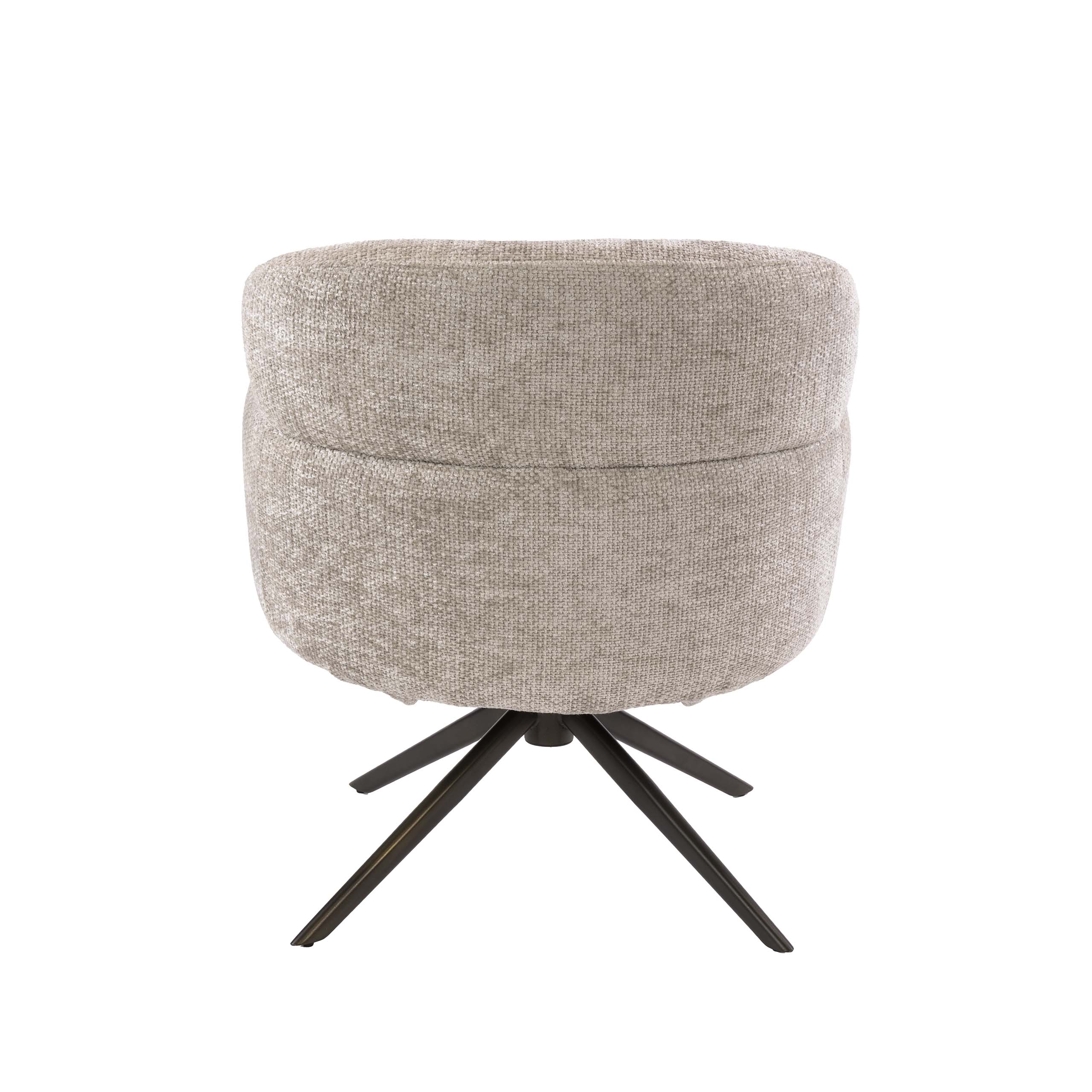 Flex swivel armchair / Hoven sand-brown - Zijlstra