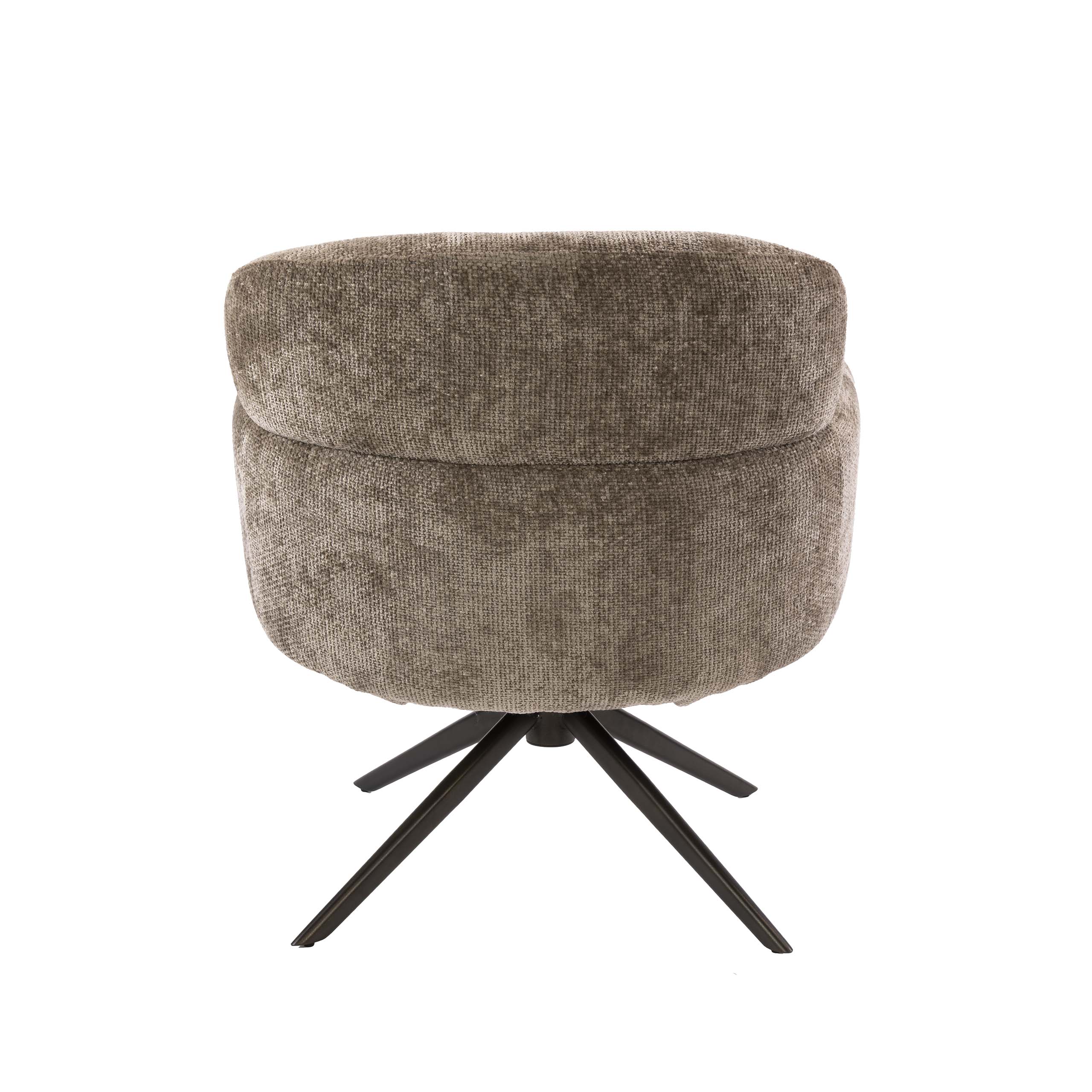 Flex swivel armchair / Hoven champagne-brown - Zijlstra