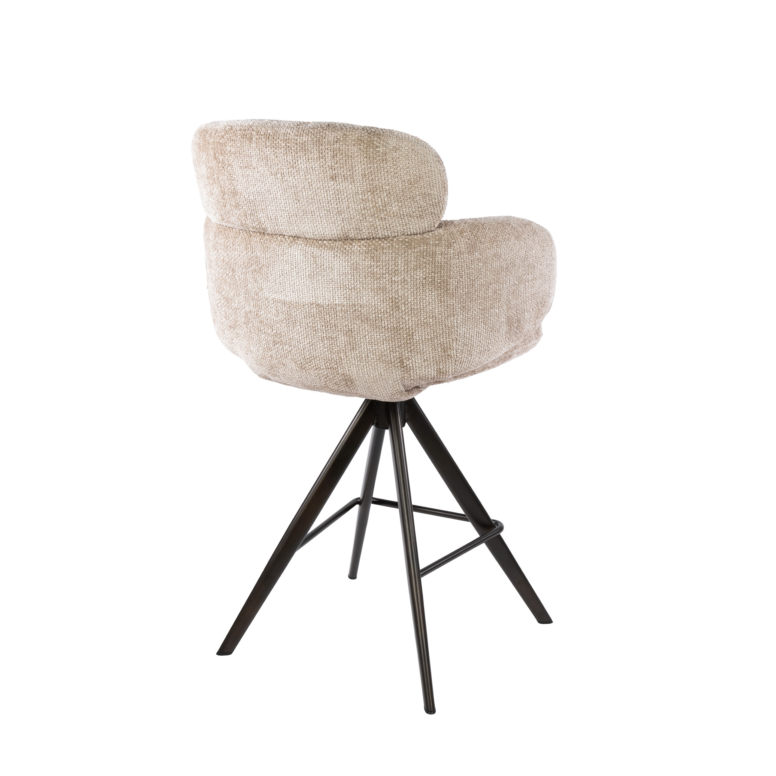 Bar Stool Flex Swivel Set of 2 / Hoven Sand-Brown - Zijlstra