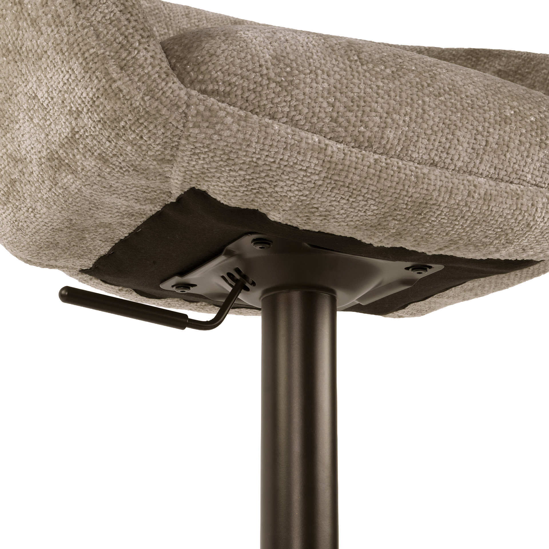 Barstuhl Cupa height adjust in Hoven Sand-Braun (2er-Set) - Emmo Design