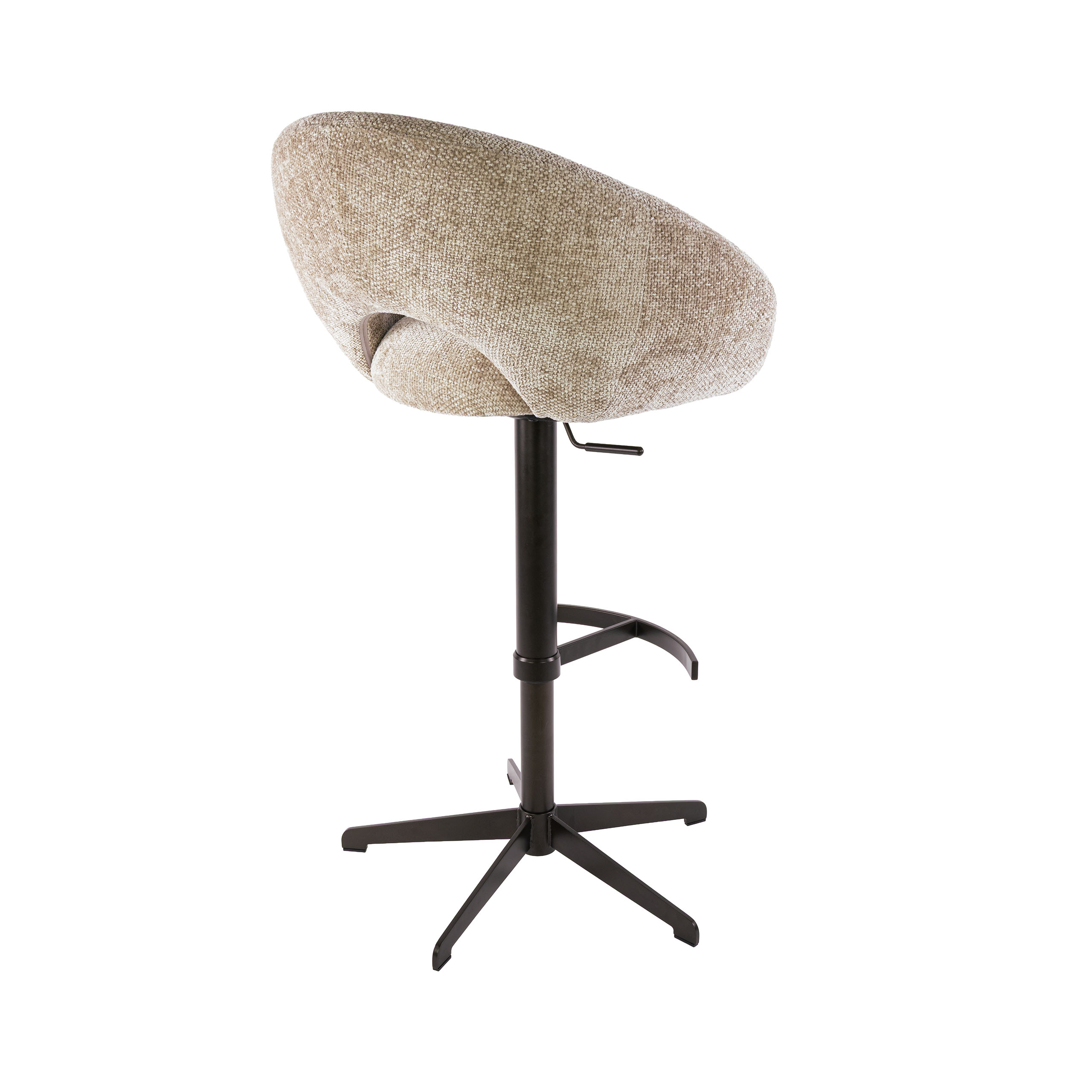 Barstuhl Cupa height adjust in Hoven Sand-Braun (2er-Set) - Emmo Design