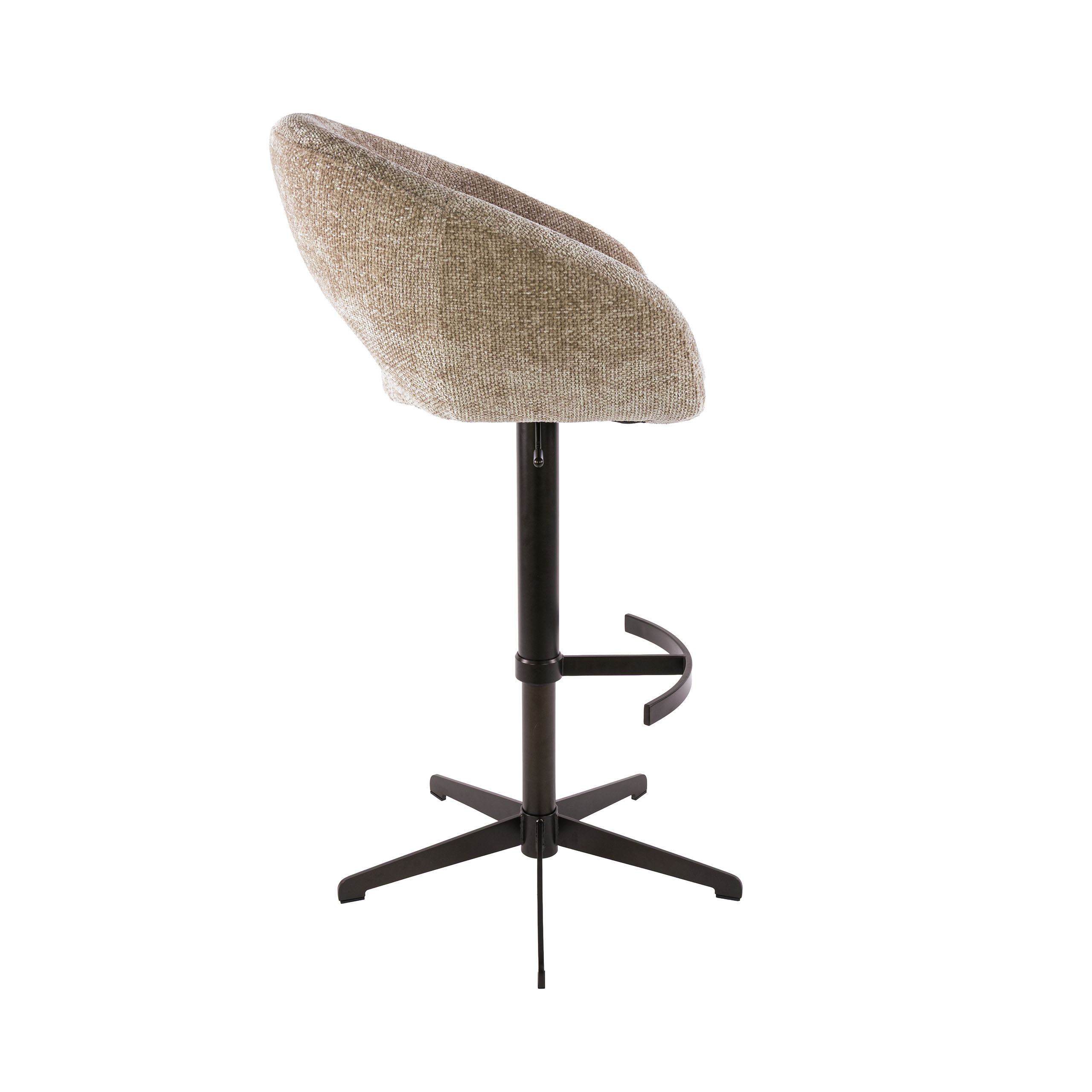 Taburete de bar Cupa height adjust en Hoven arena-marrón (set de 2) (Hoven zand-bruin) - Emmo Design