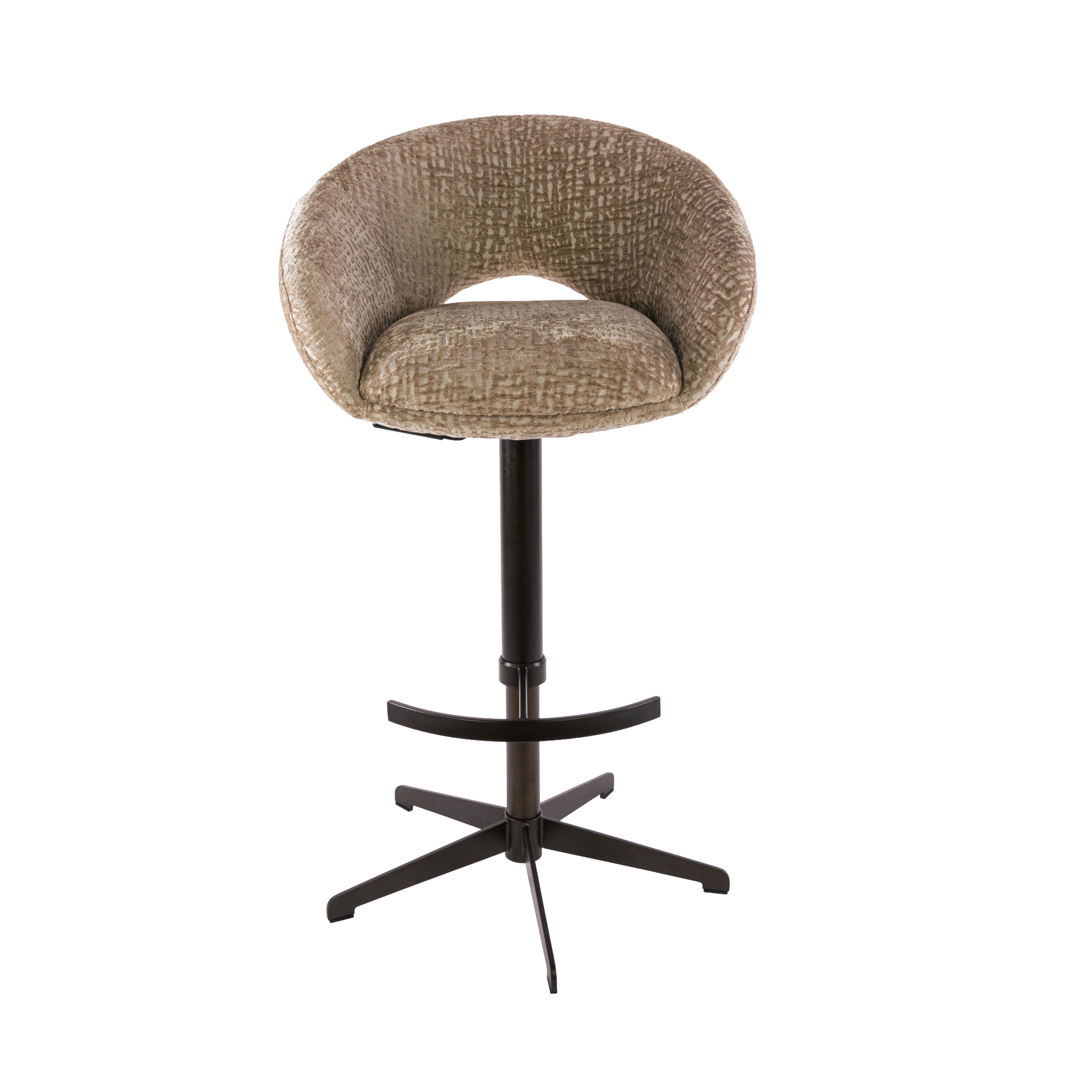 Barstuhl Cupa height adjust in Monti Sand-Braun (2er-Set) - Emmo Design