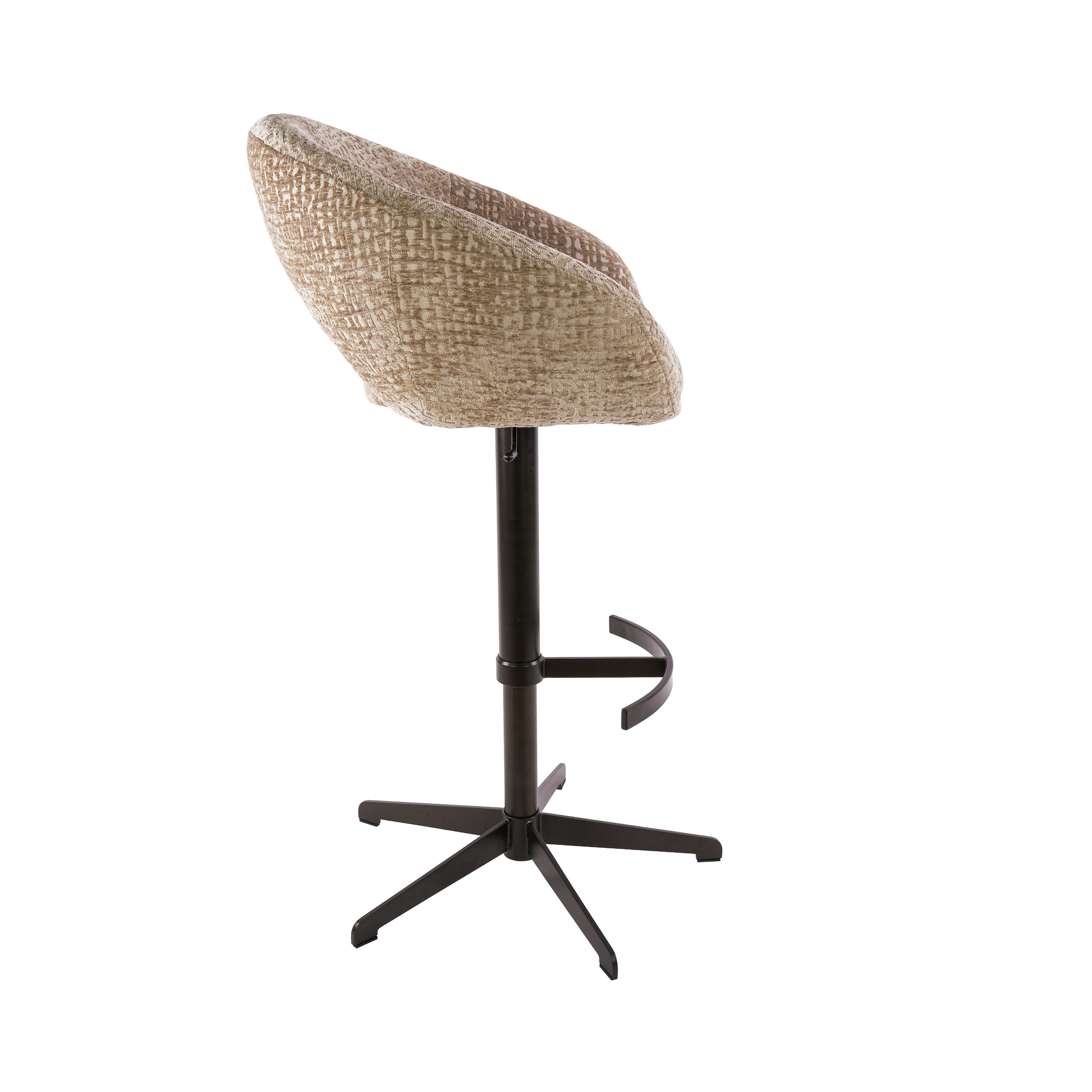 Barstuhl Cupa height adjust in Monti Sand-Braun (2er-Set) - Emmo Design