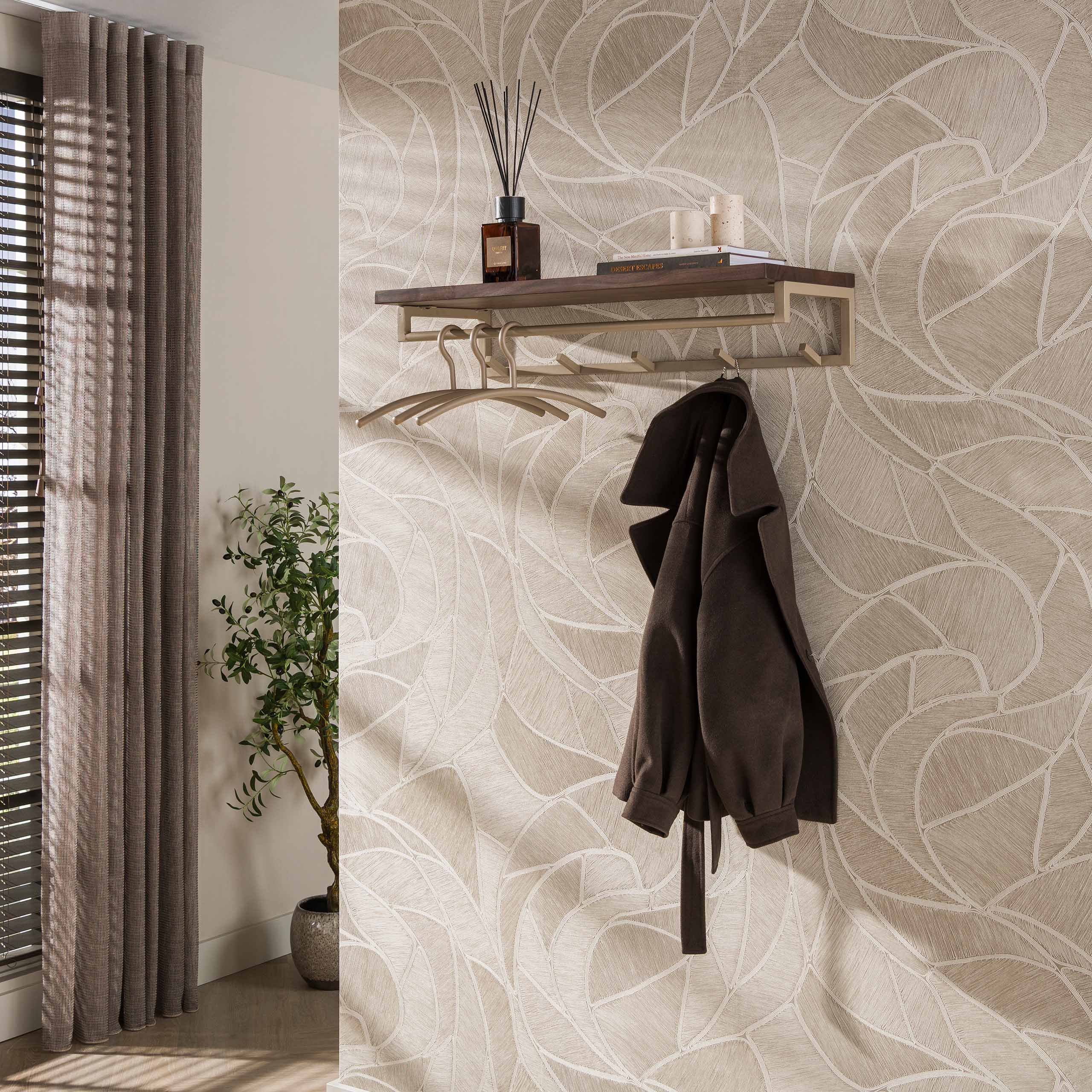 Coat Rack Dune 5 Hooks / Beige - Zijlstra