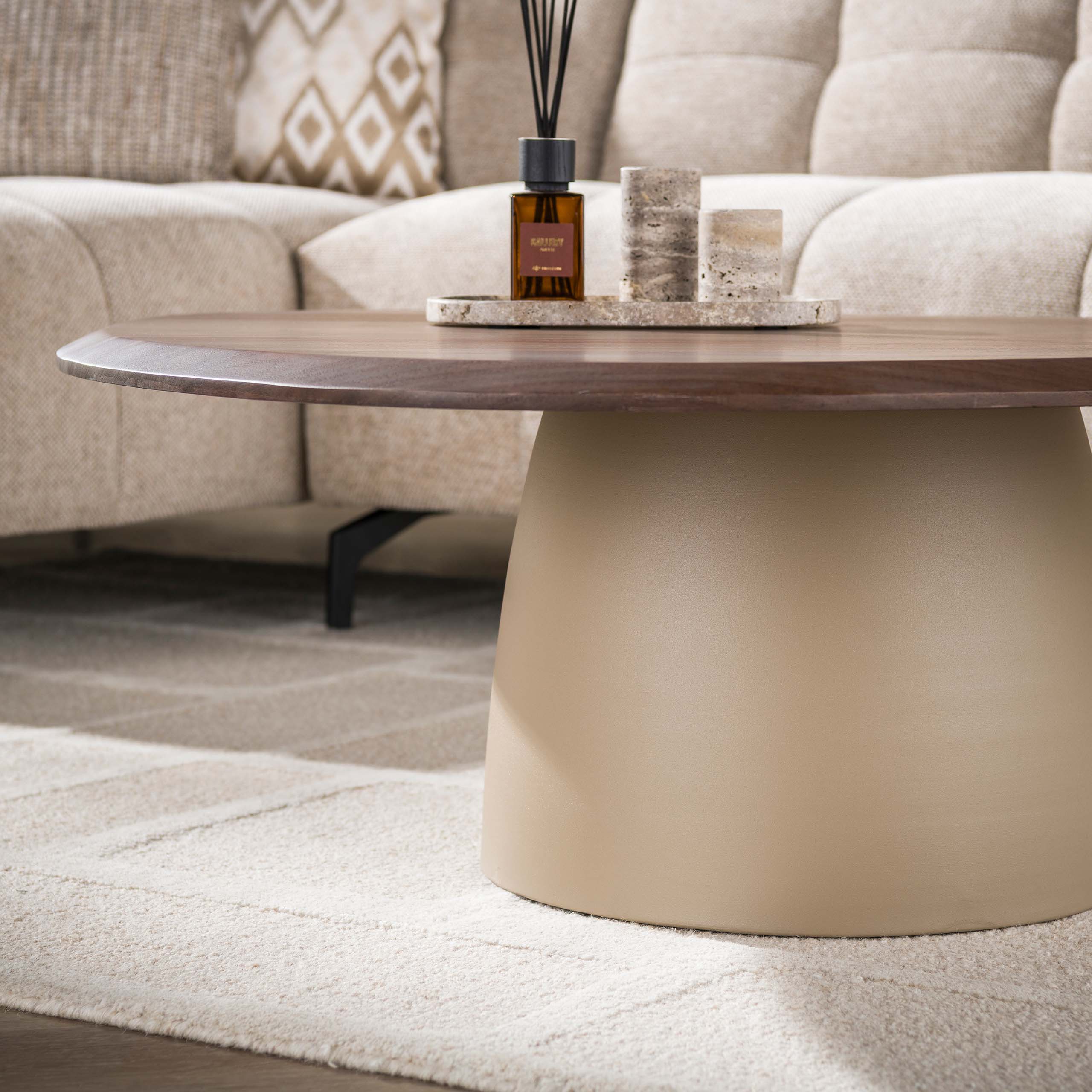 Coffee Table Dune triangular / Beige - Zijlstra