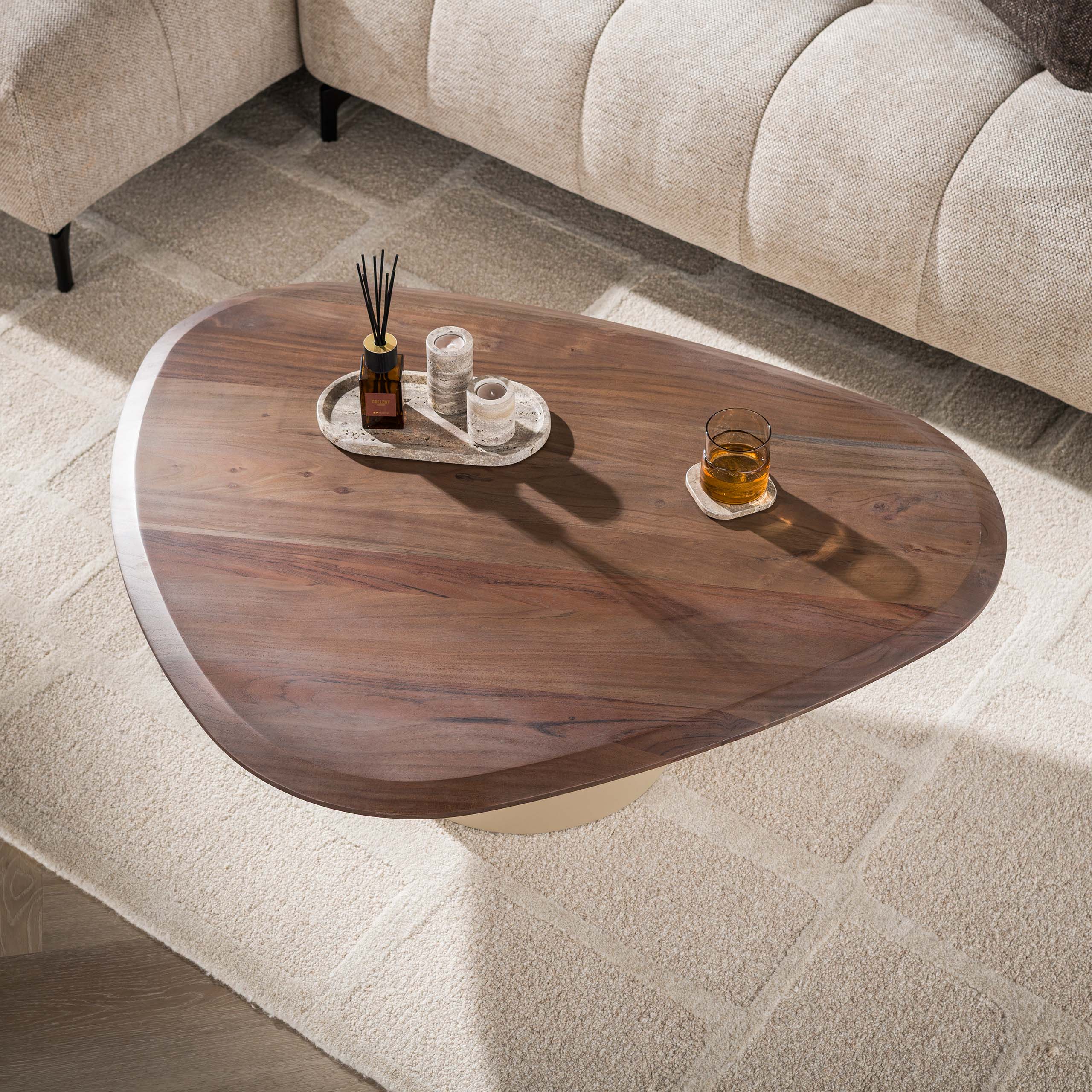 Salontafel Dune driehoekig / Beige - Zijlstra