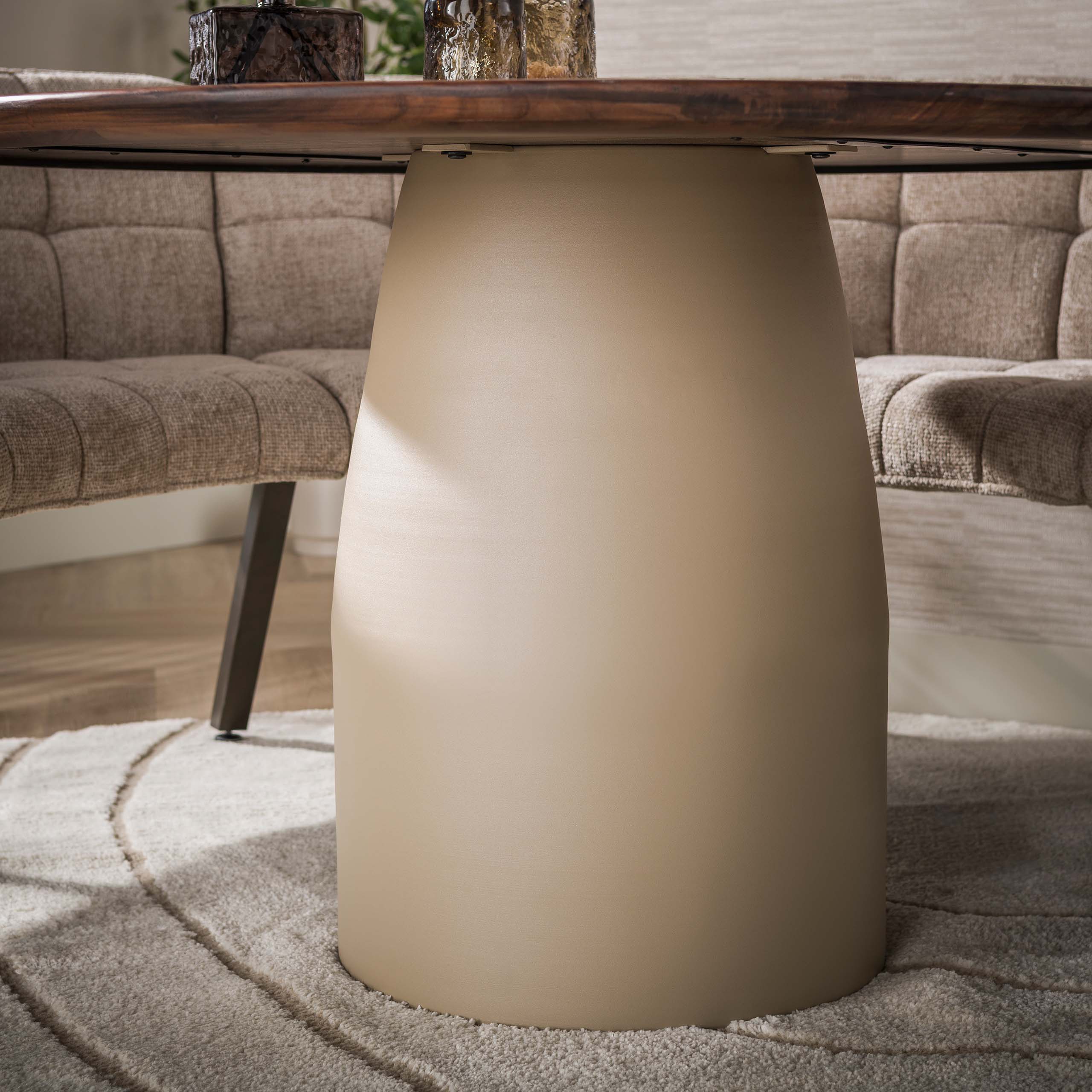 Eettafel Dune rond Ø130cm / Beige - Zijlstra