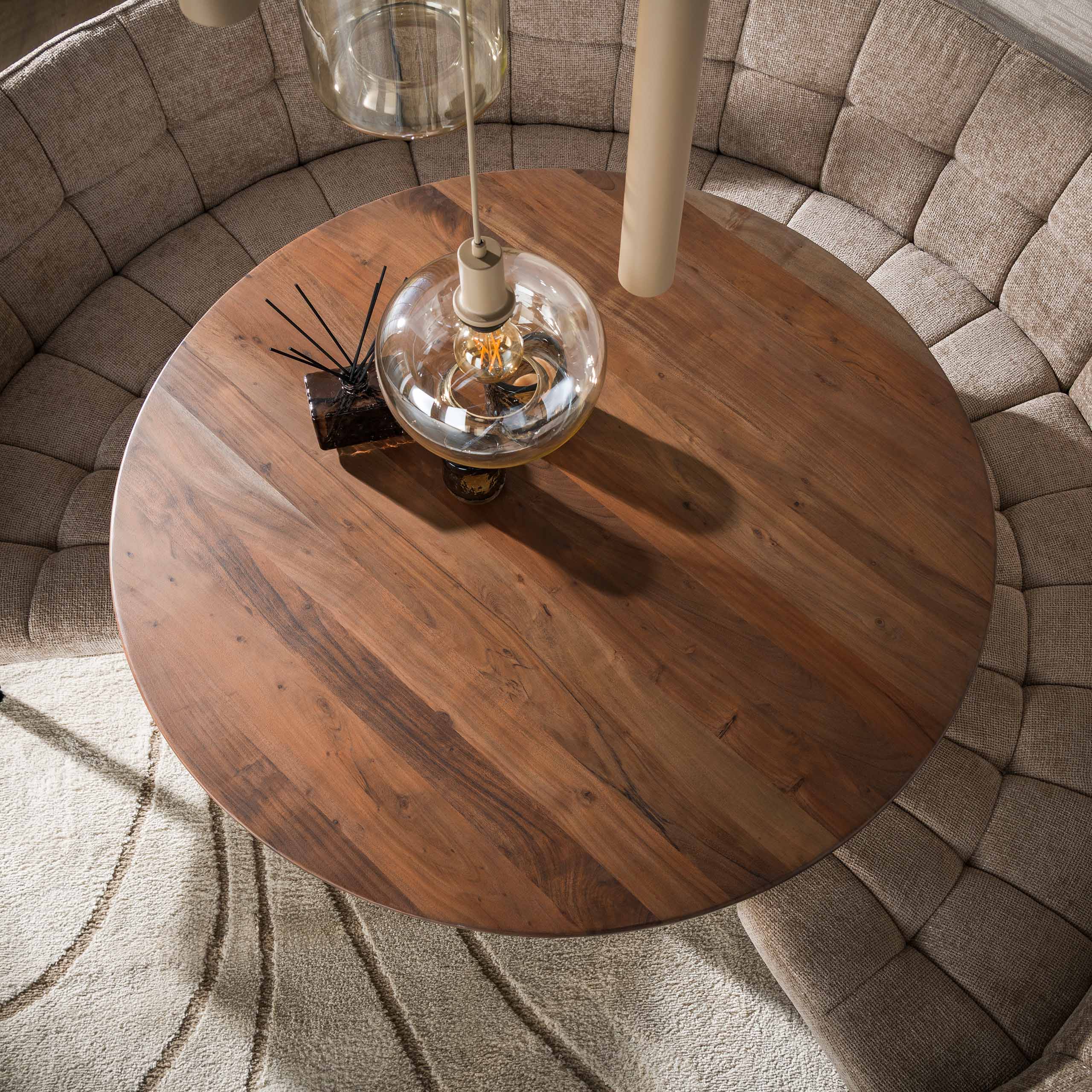 Eettafel Dune rond Ø130cm / Beige - Zijlstra