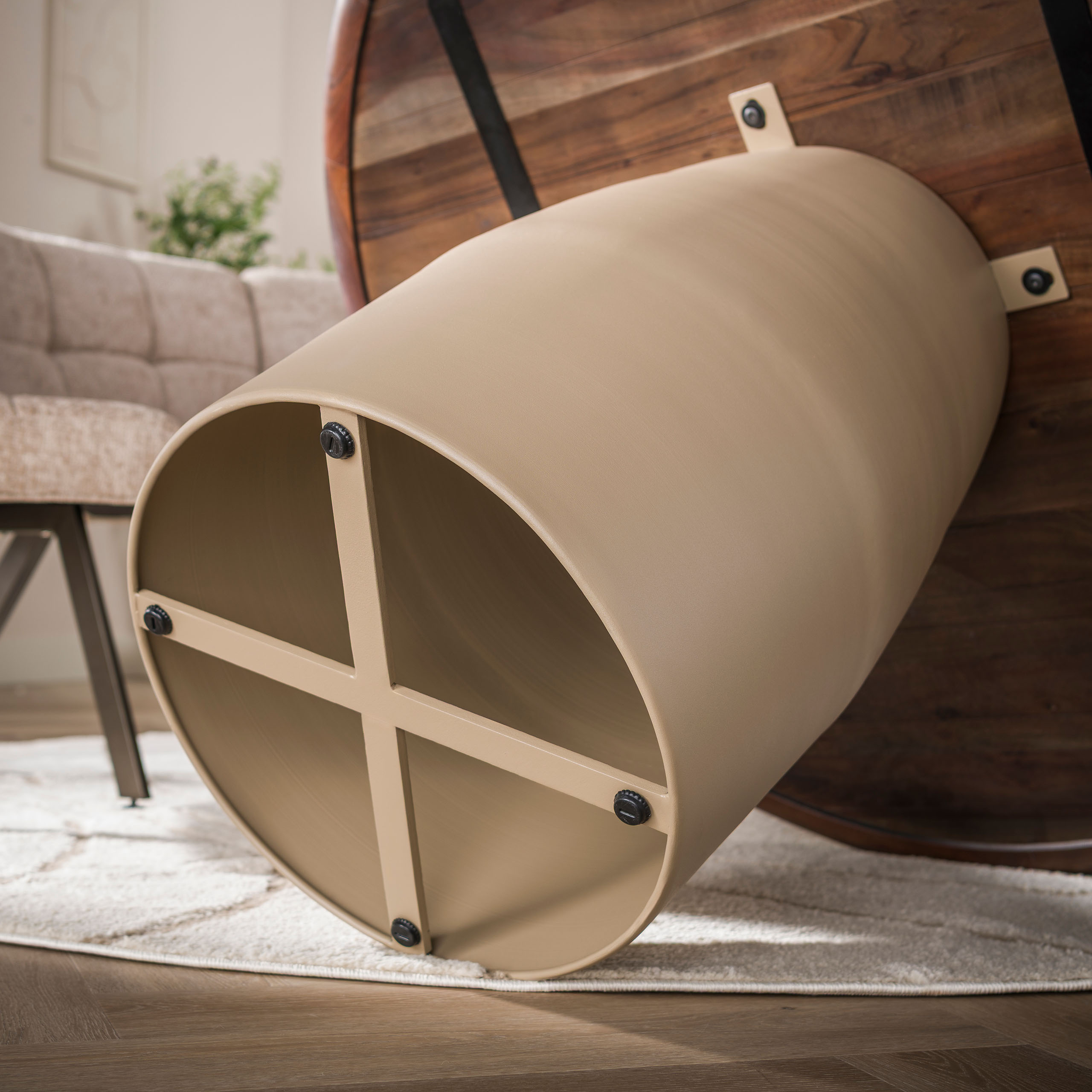 Eettafel Dune rond Ø130cm / Beige - Zijlstra