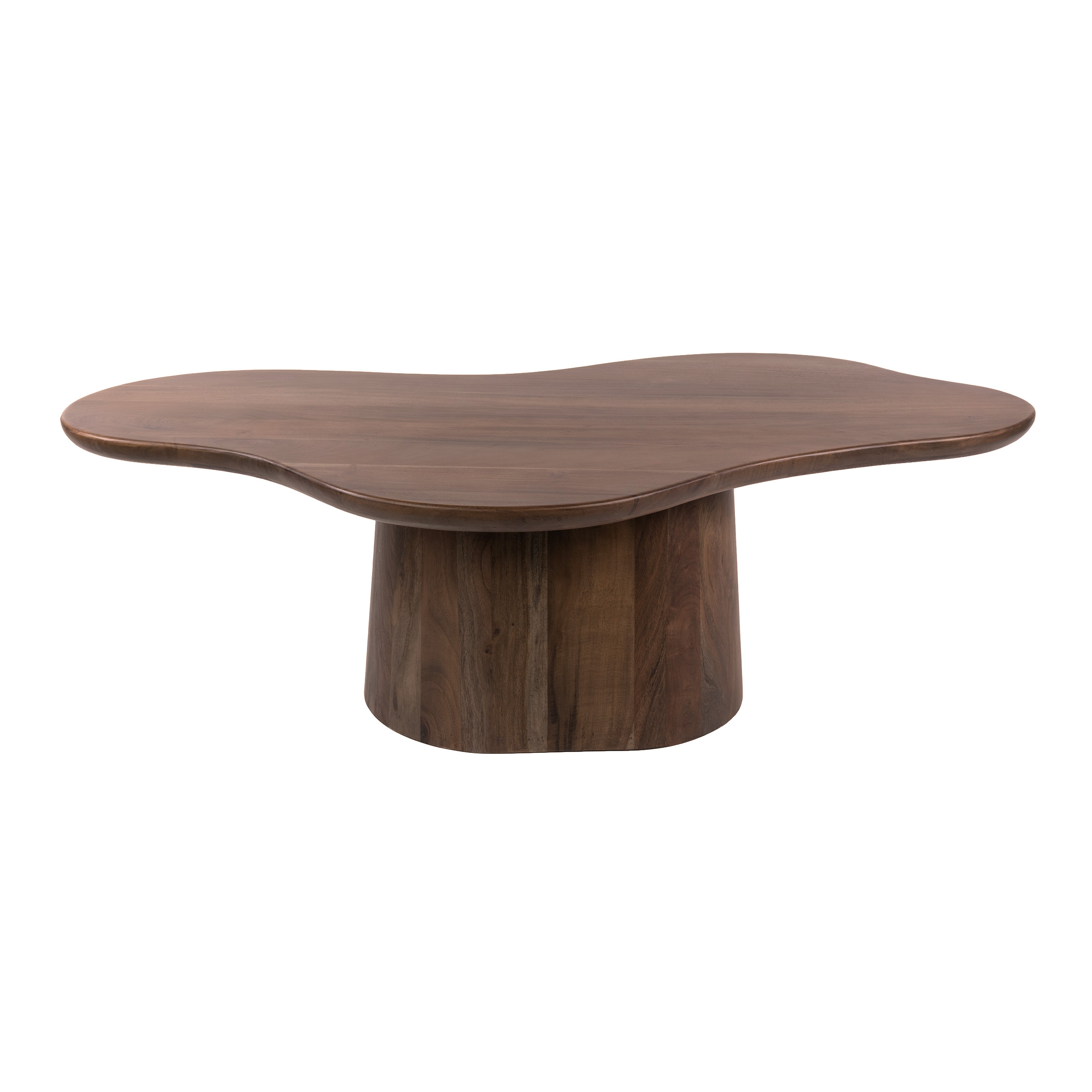 Salontafel Central organisch 135cm, Massief acacia bruin - Zijlstra
