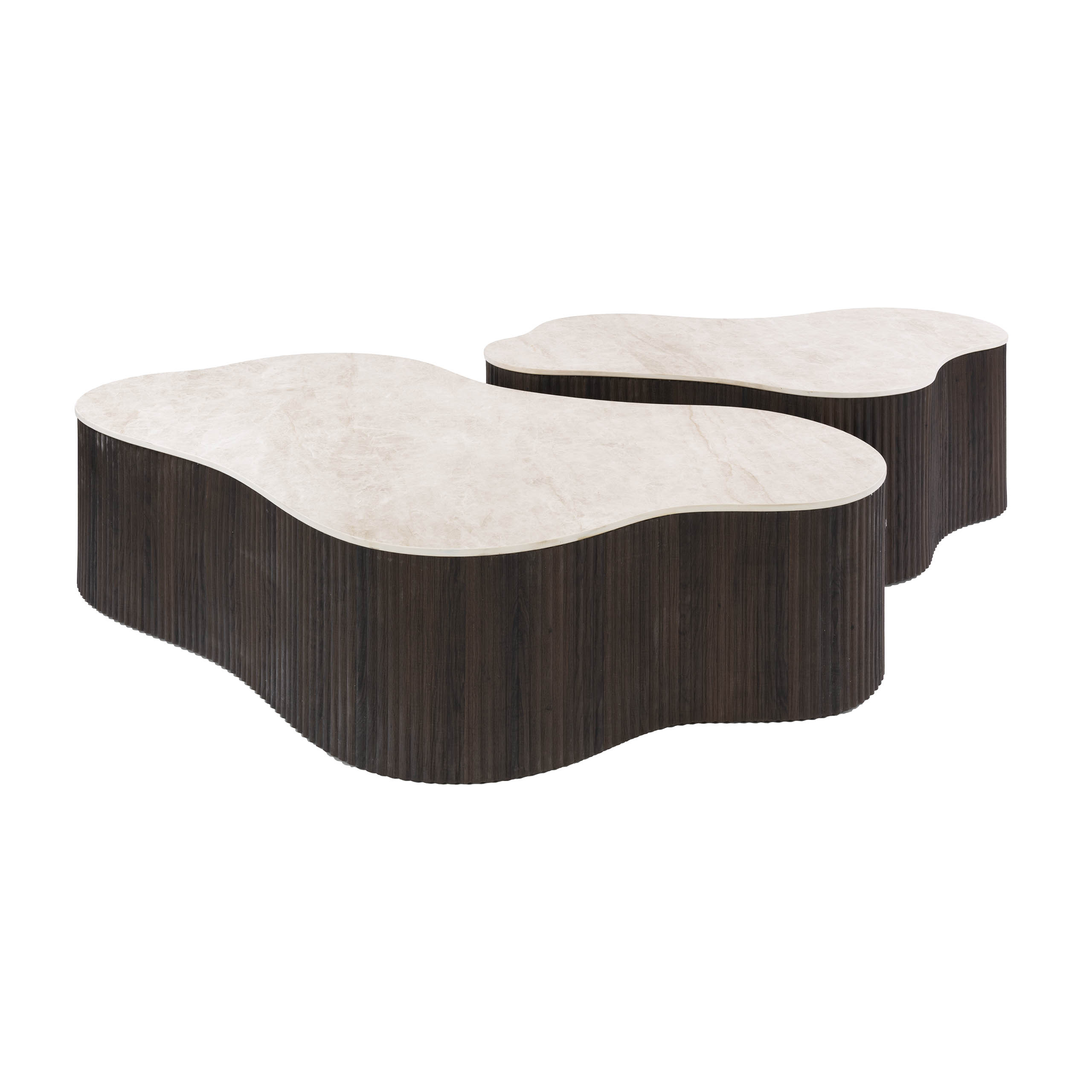 Salontafel Ceramo grande set van 2 / 3D keramiek Taj Mahal - Zijlstra
