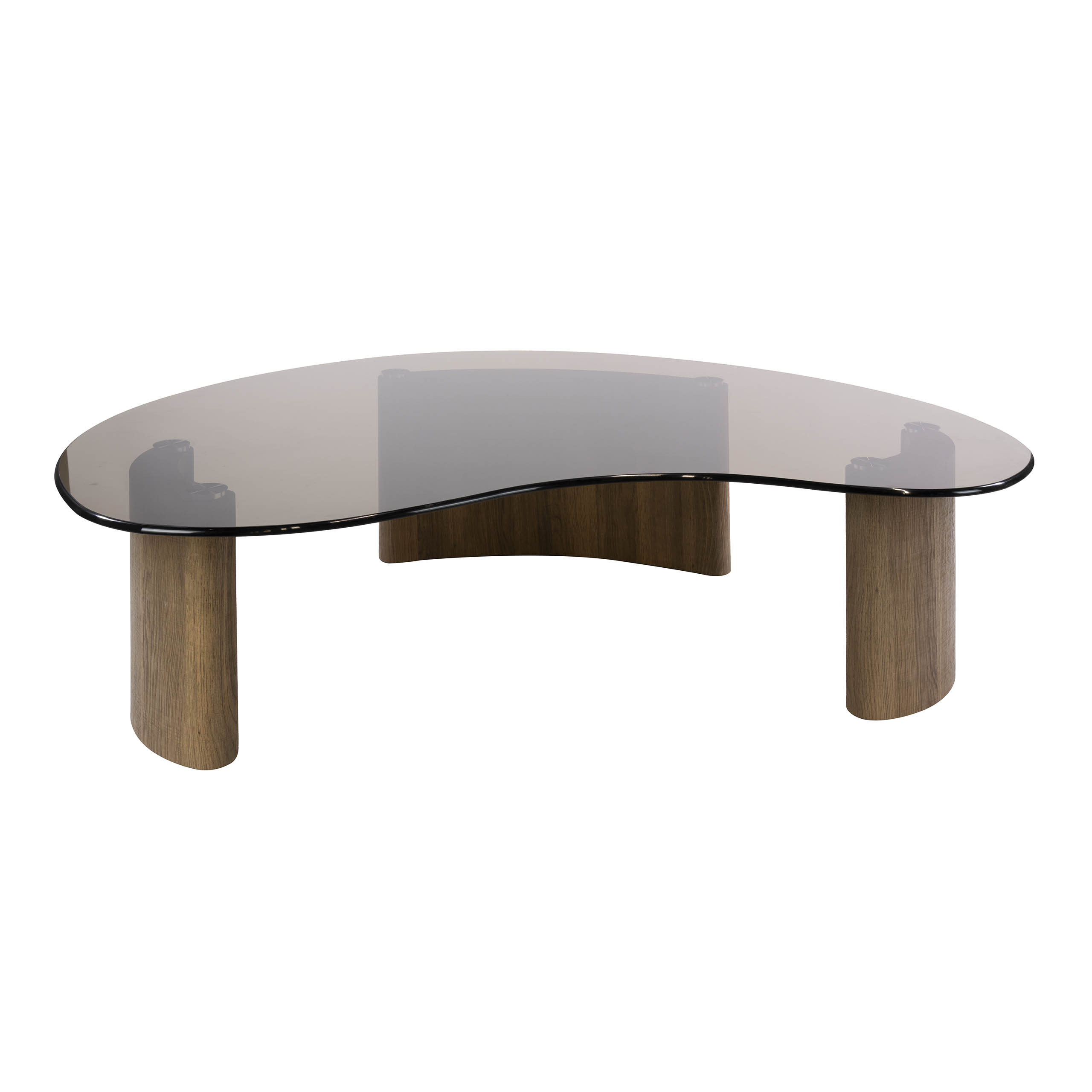 Salontafel Tinto organisch 130cm / Brons glas - Zijlstra
