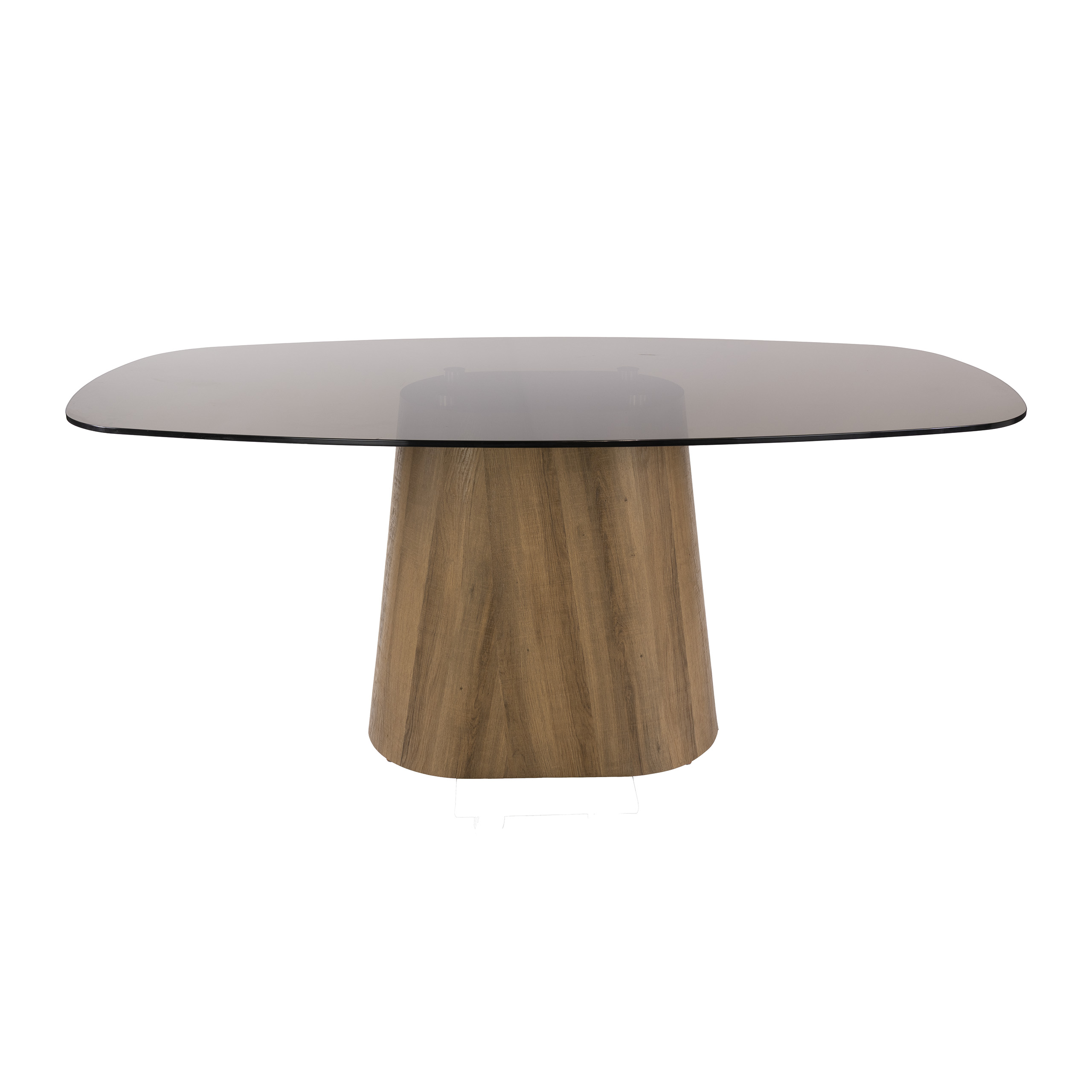 Eettafel Tinto Centro deens ovaal 180cm / Brons glas - Zijlstra