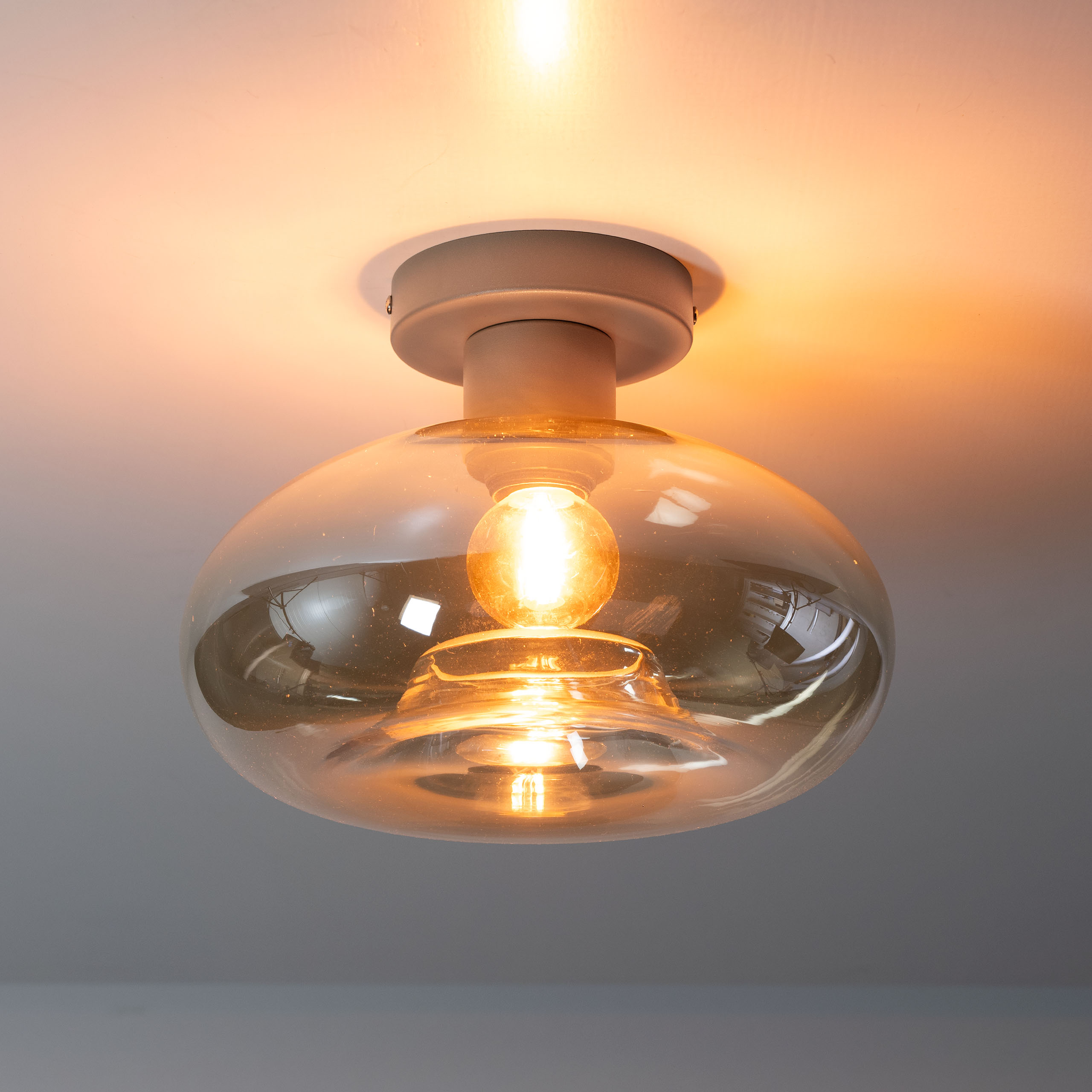 Plafondlamp Soll 1-lichts / Beige - Zijlstra