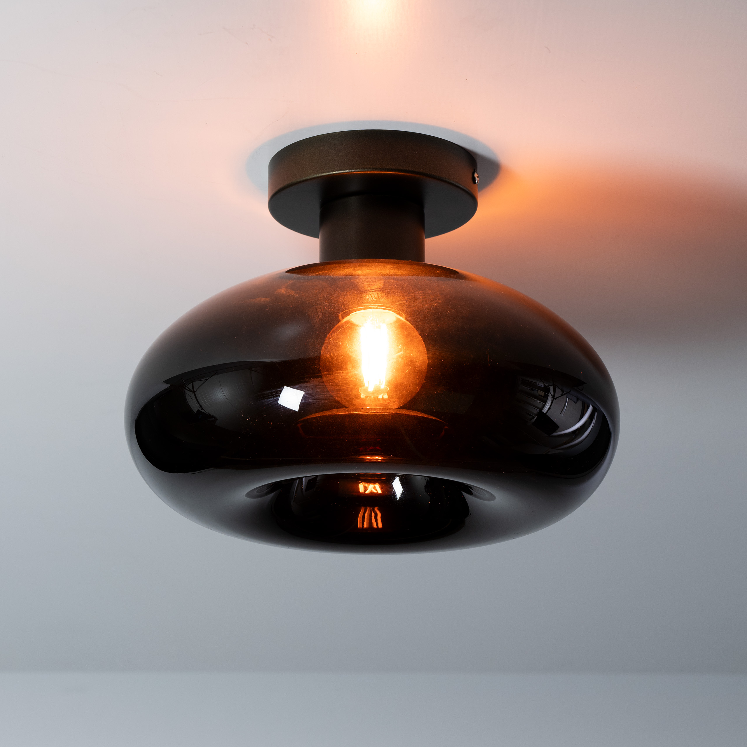 Ceiling Light Soll 1-light / Sienna brown (Sienna bruin) - Zijlstra