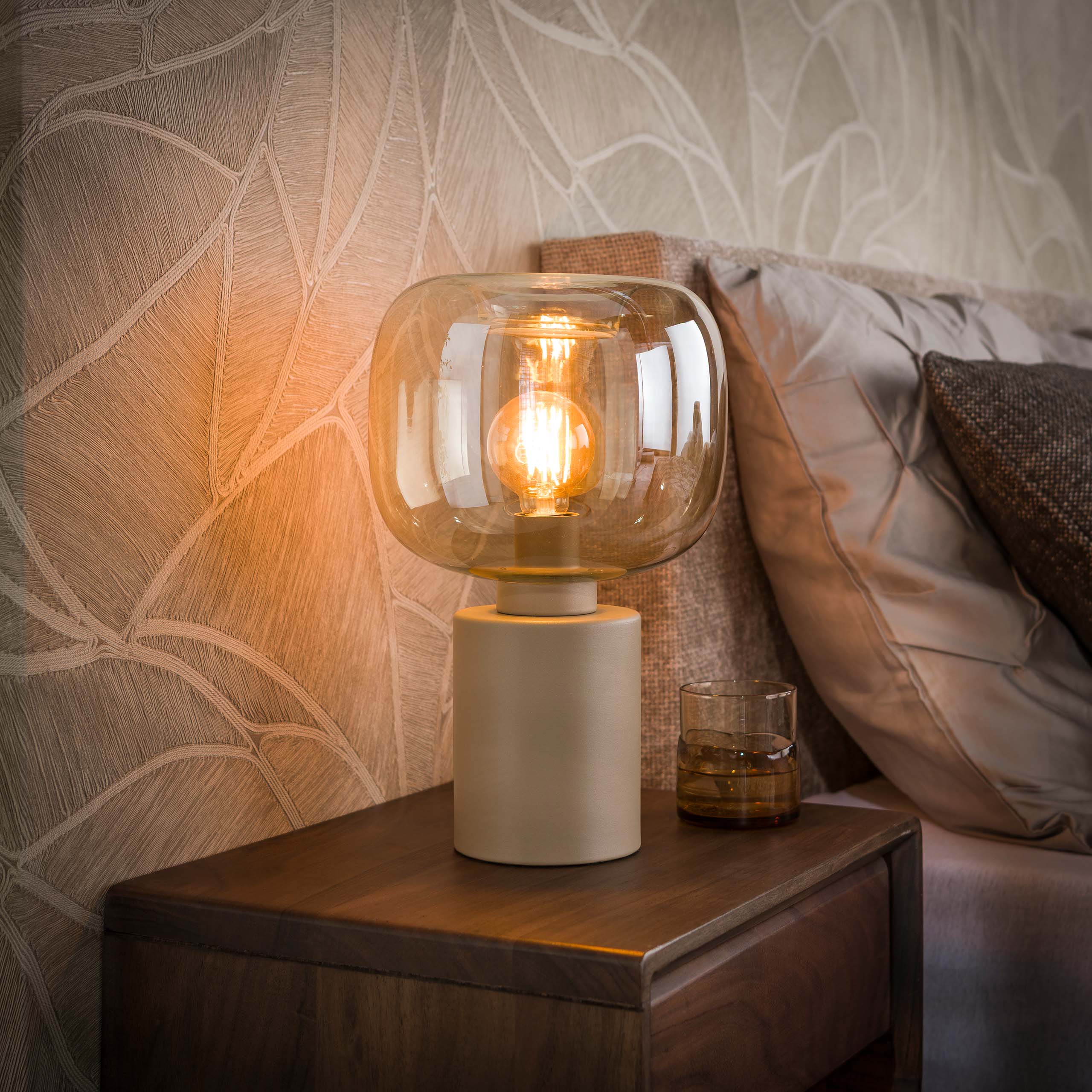 Tafellamp Serene 1-lichts / Beige - Zijlstra