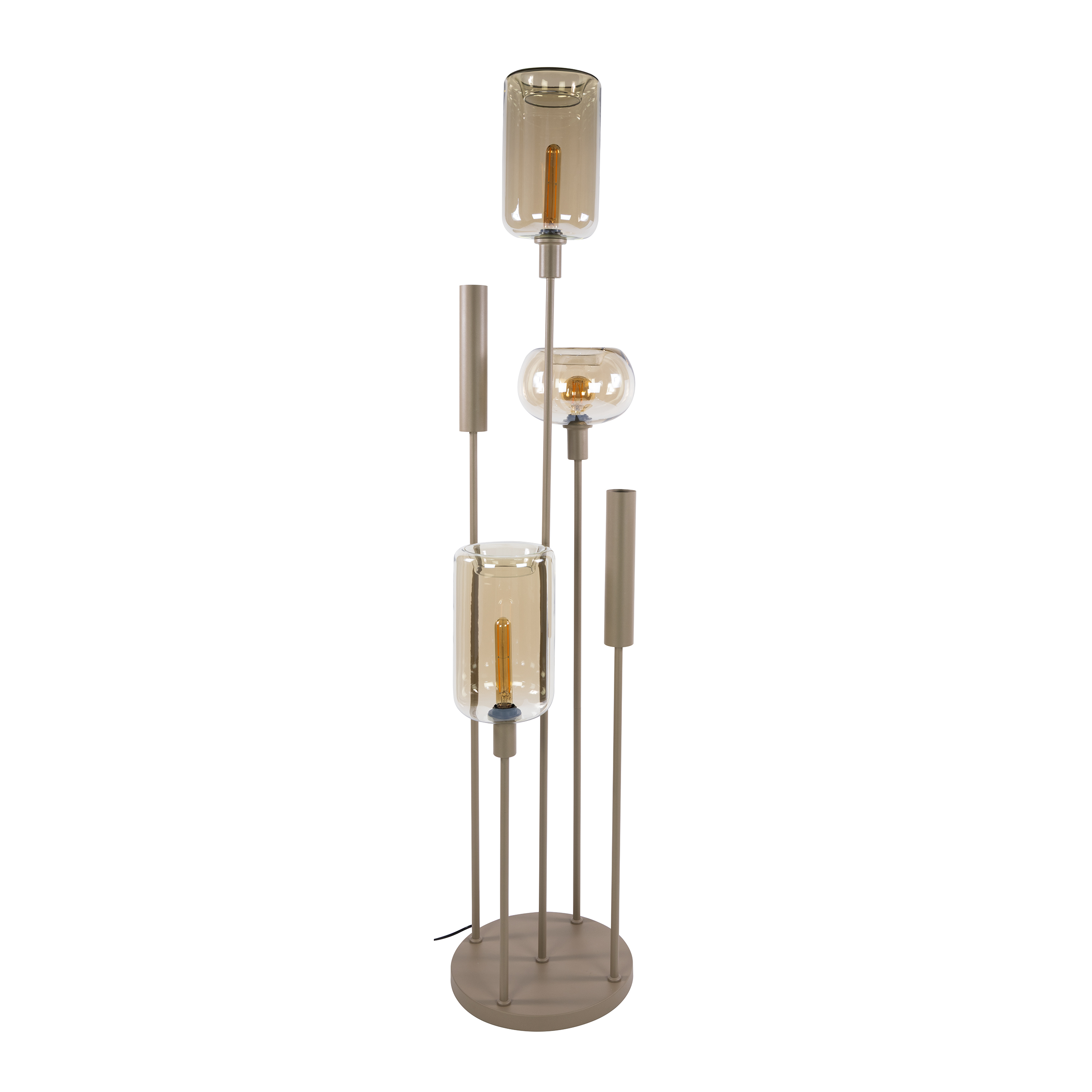 Stehleuchte Serene switch getrapt 2+3-flammig in Beige - Emmo Design