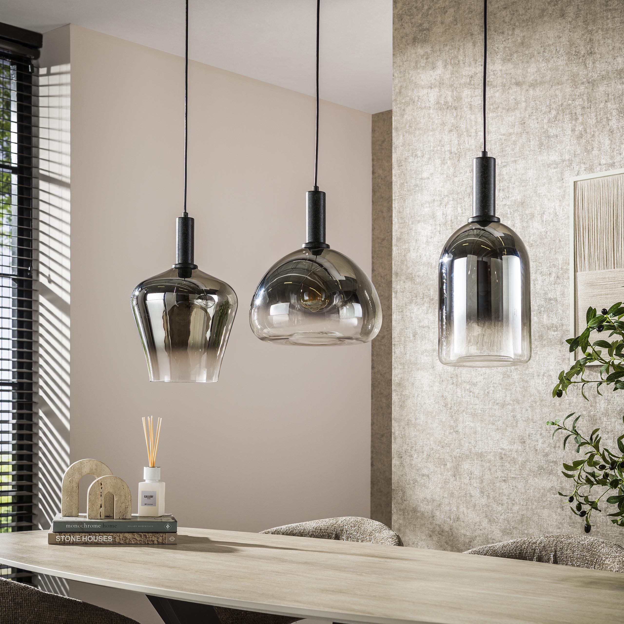 Hanglamp Zenith 3-lichts / Artic zwart - Zijlstra
