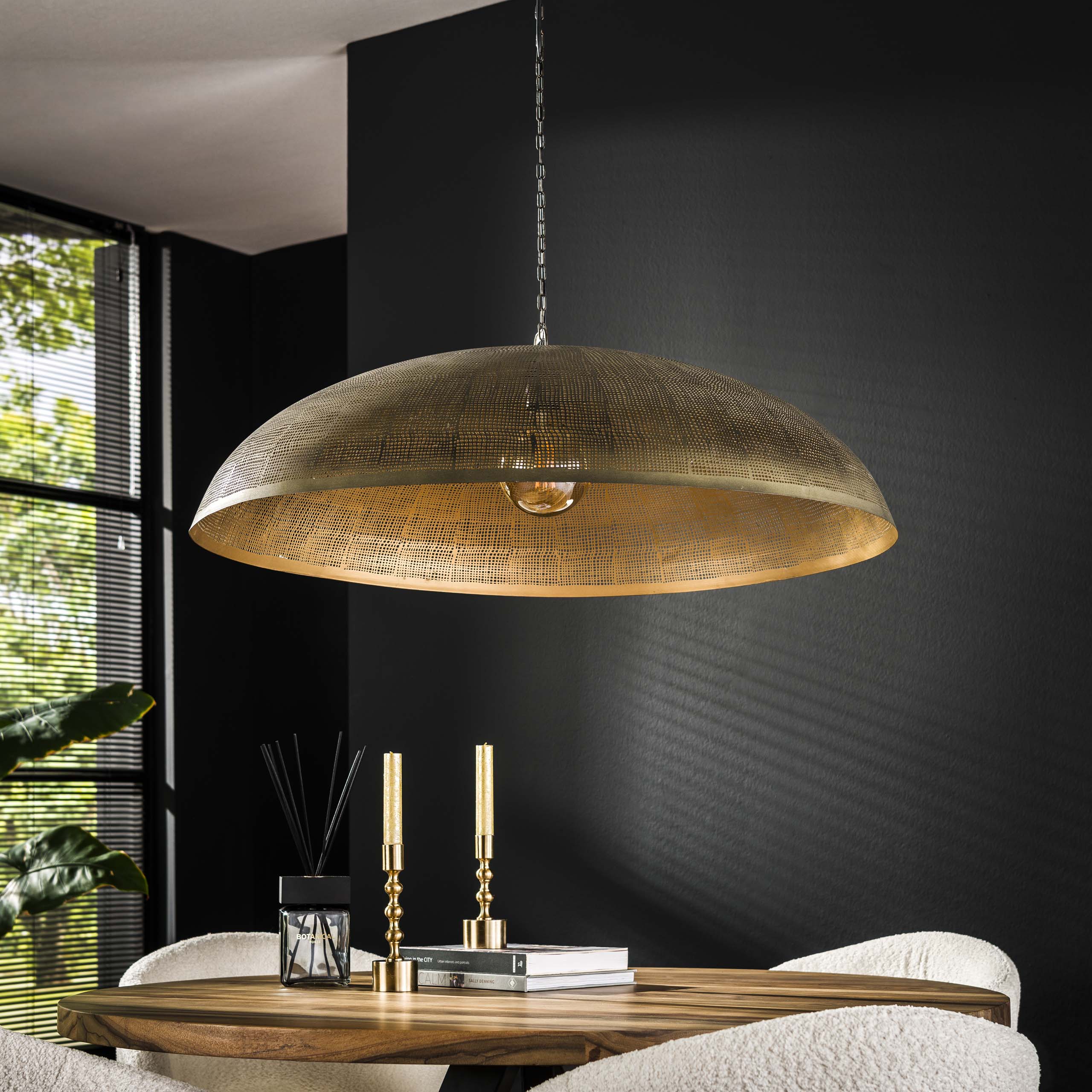Hanglamp Cosmic 1-lichts Ø90cm / Antiek brons - Zijlstra