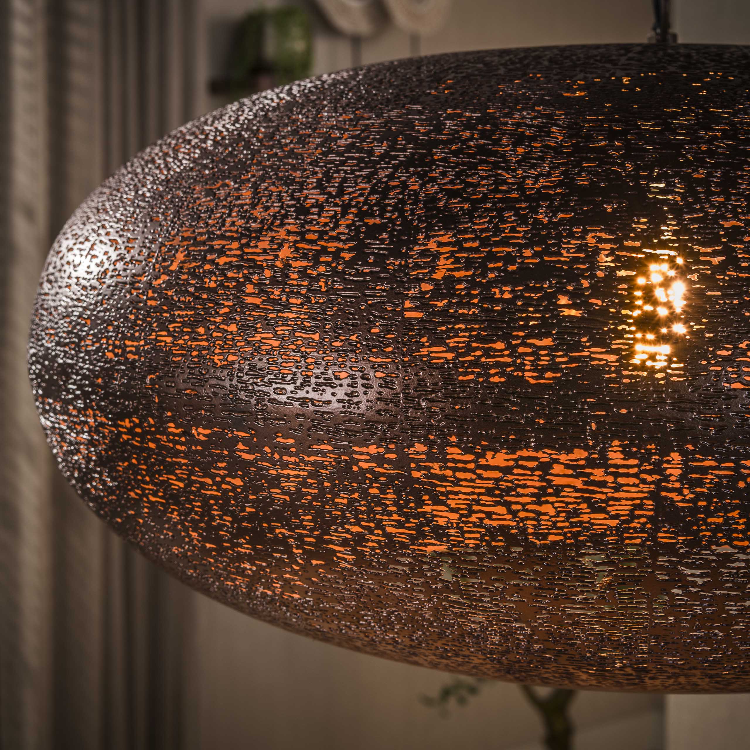 Hanglamp Cielo 1-lichts Ø68cm / Antiek koper - Zijlstra