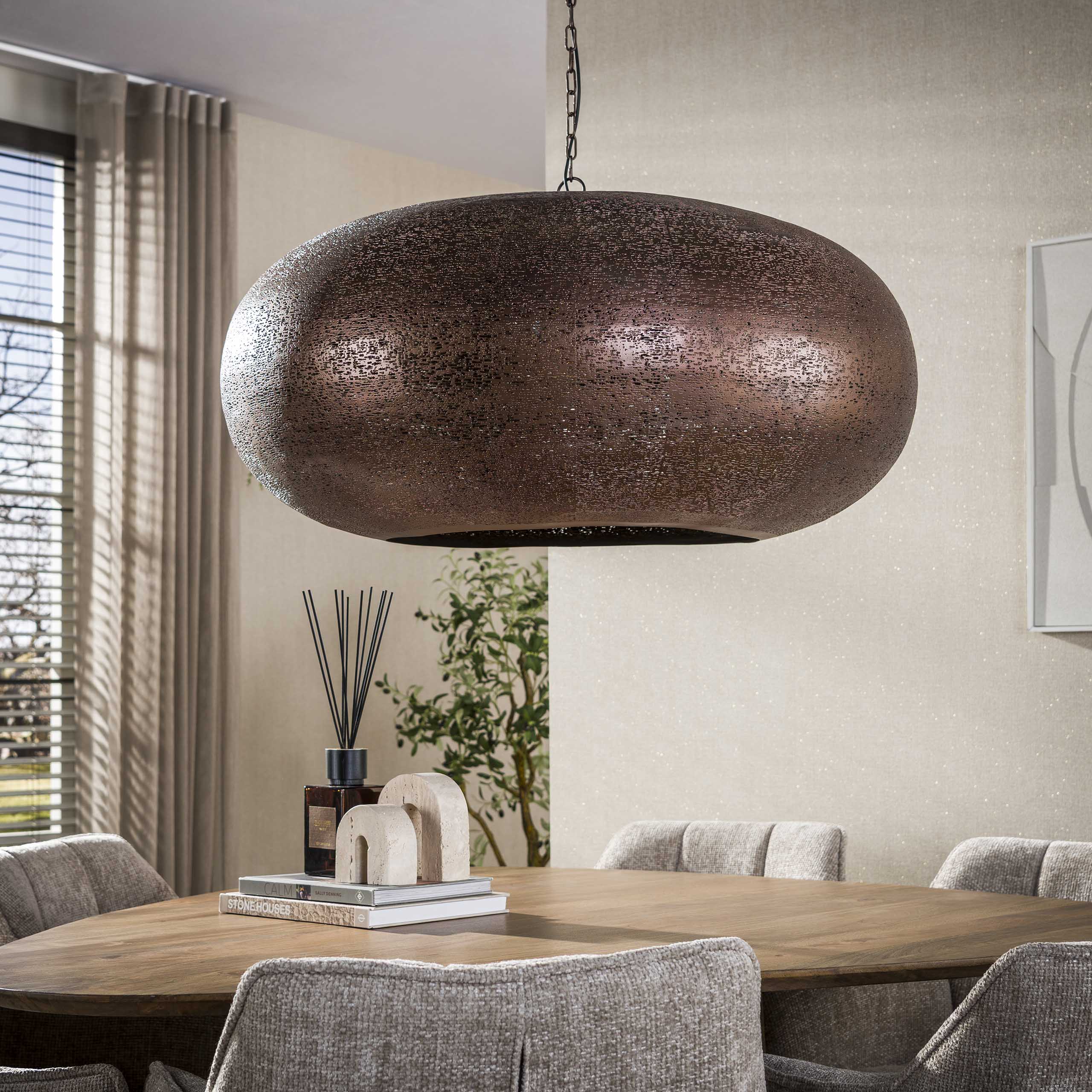 Pendelleuchte Cielo 1-flammig Ø68cm in Antikkupfer (Antiek koper) - Emmo Design