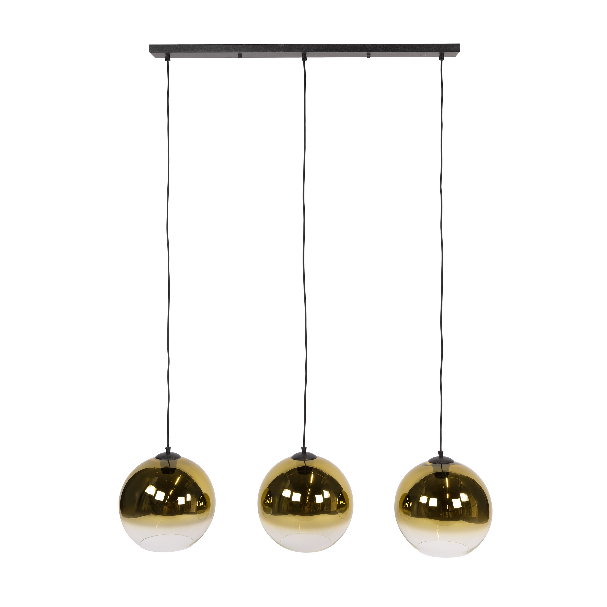 Pendelleuchte Bubble Shaded 3-flammig in Gold - Emmo Design