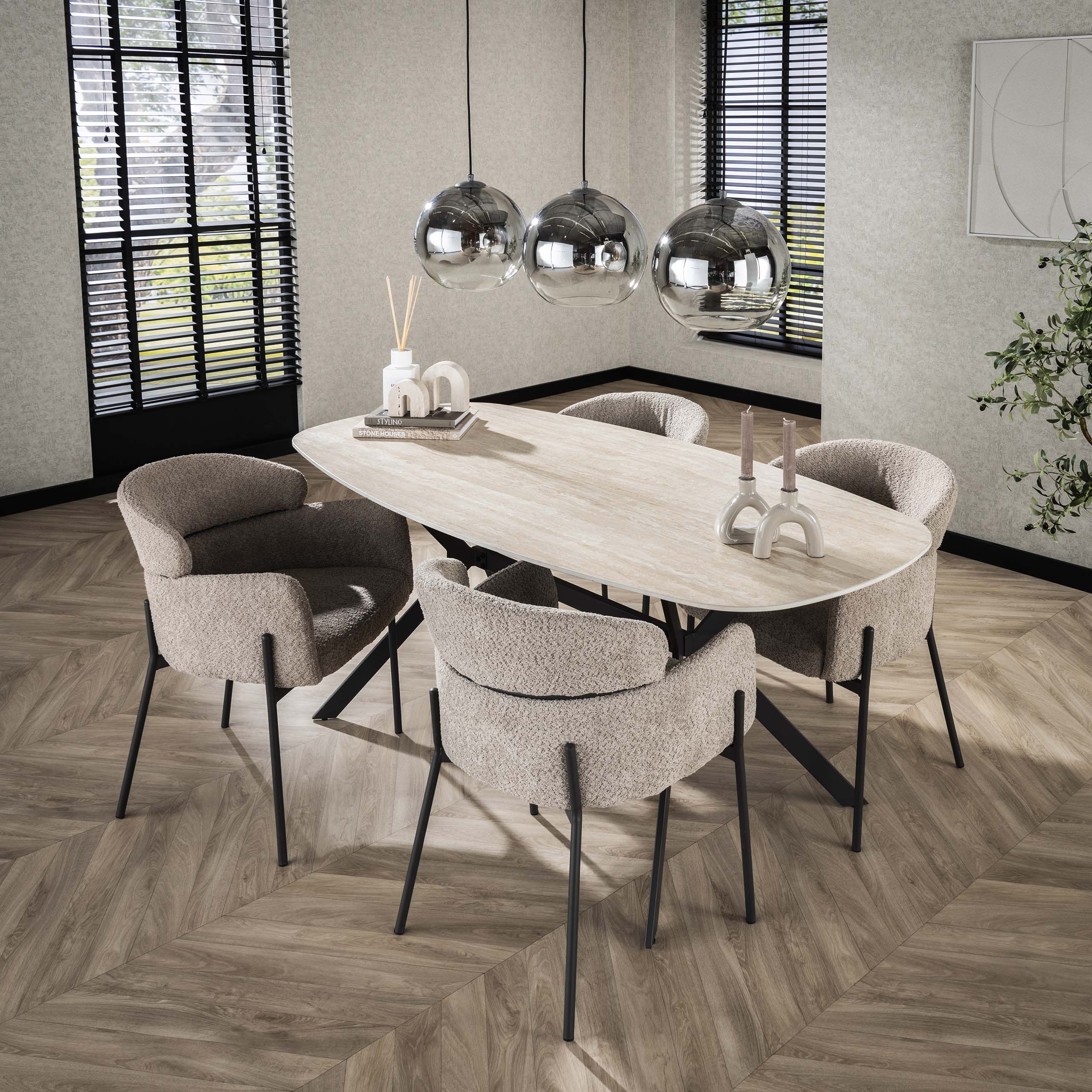Hanglamp Bubble Shaded 3-lichts / Oud zilver - Zijlstra