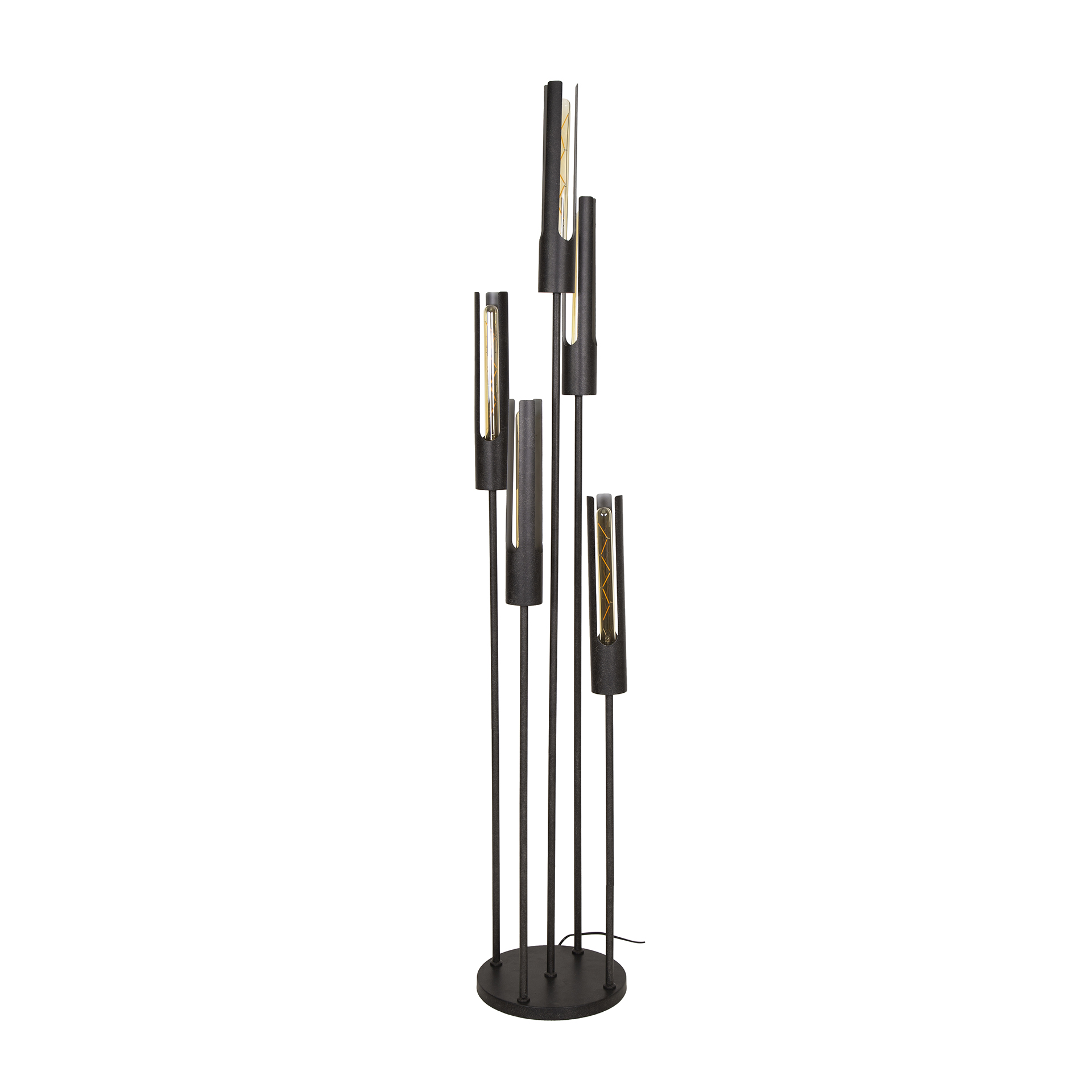 Floor Lamp Tube Stepped 5-light / Arctic Black - Zijlstra