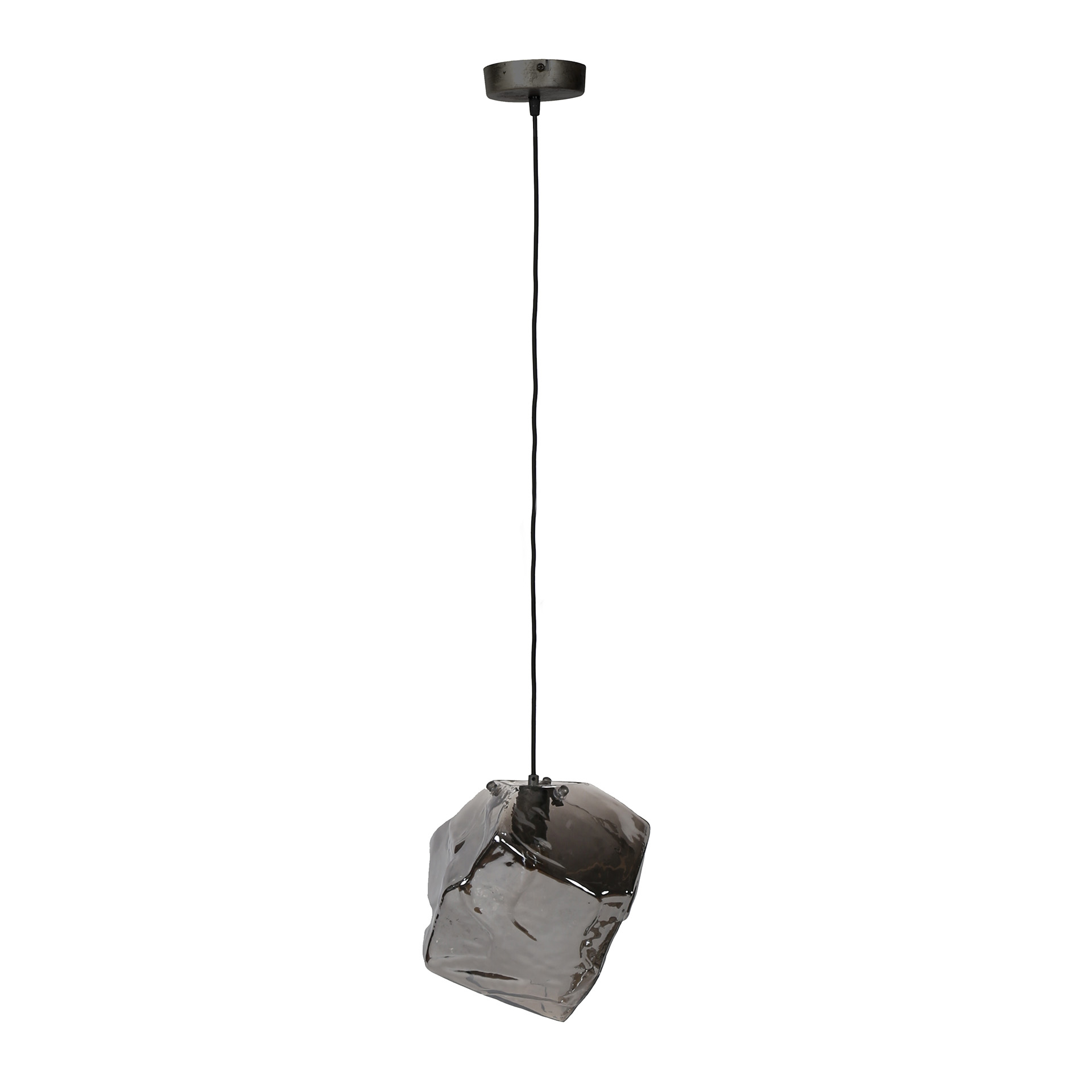 Hanglamp Rock 1-lichts / Chroom glas - Zijlstra