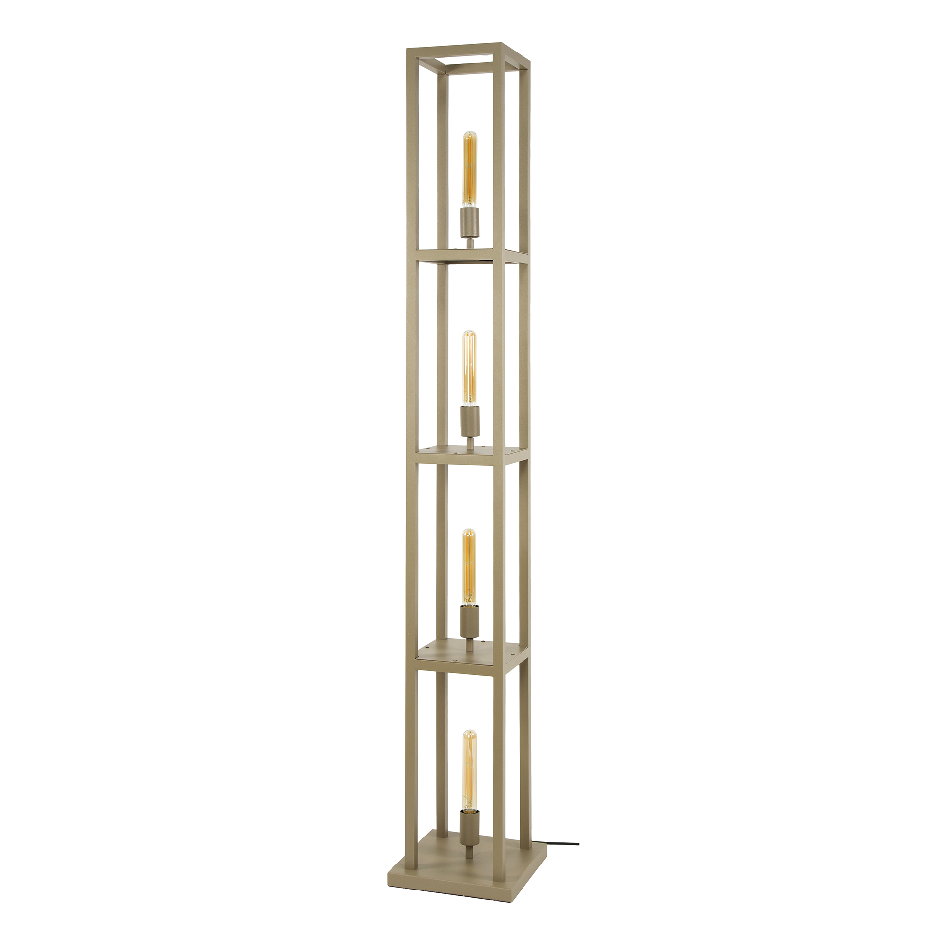 Floor Lamp Quadra 4-light / Beige - Zijlstra