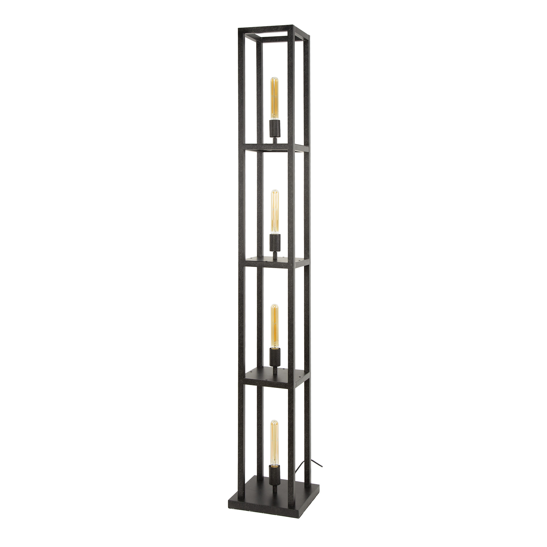 Floor lamp Quadra 4-light / Artic black - Zijlstra