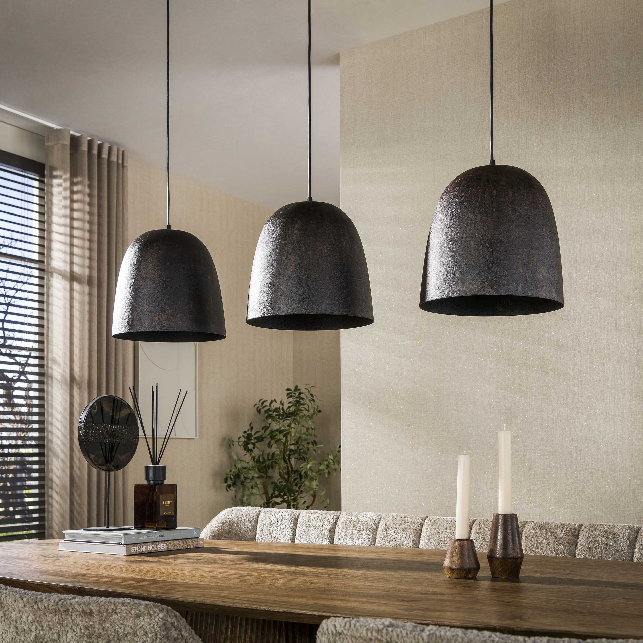 Pendelleuchte Nova 3-flammig in Smoked Brown - Emmo Design