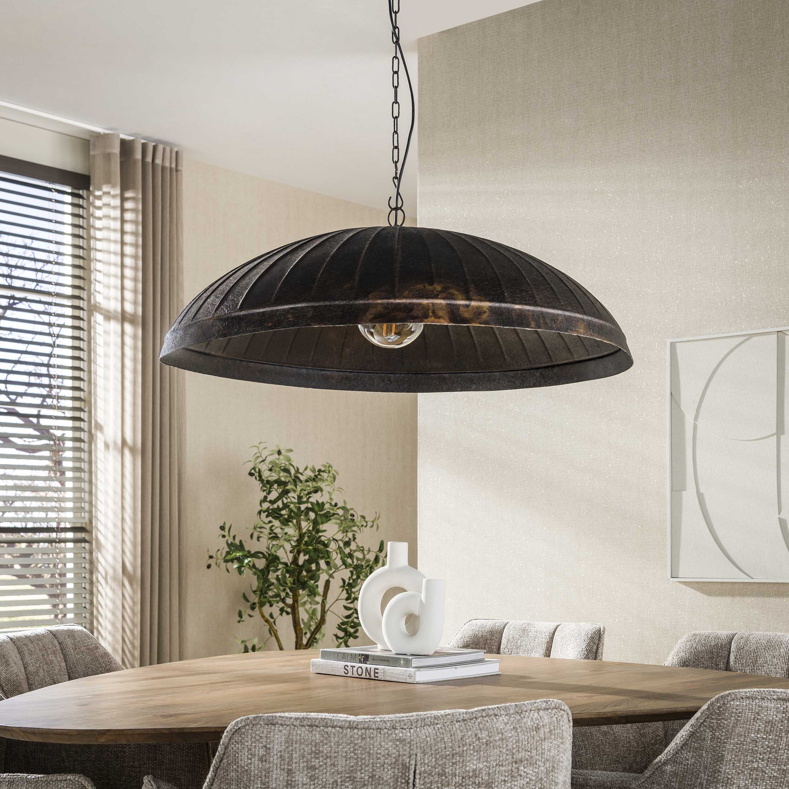 Pendelleuchte Guard 1-flammig Ø90cm in Smoked Brown - Emmo Design