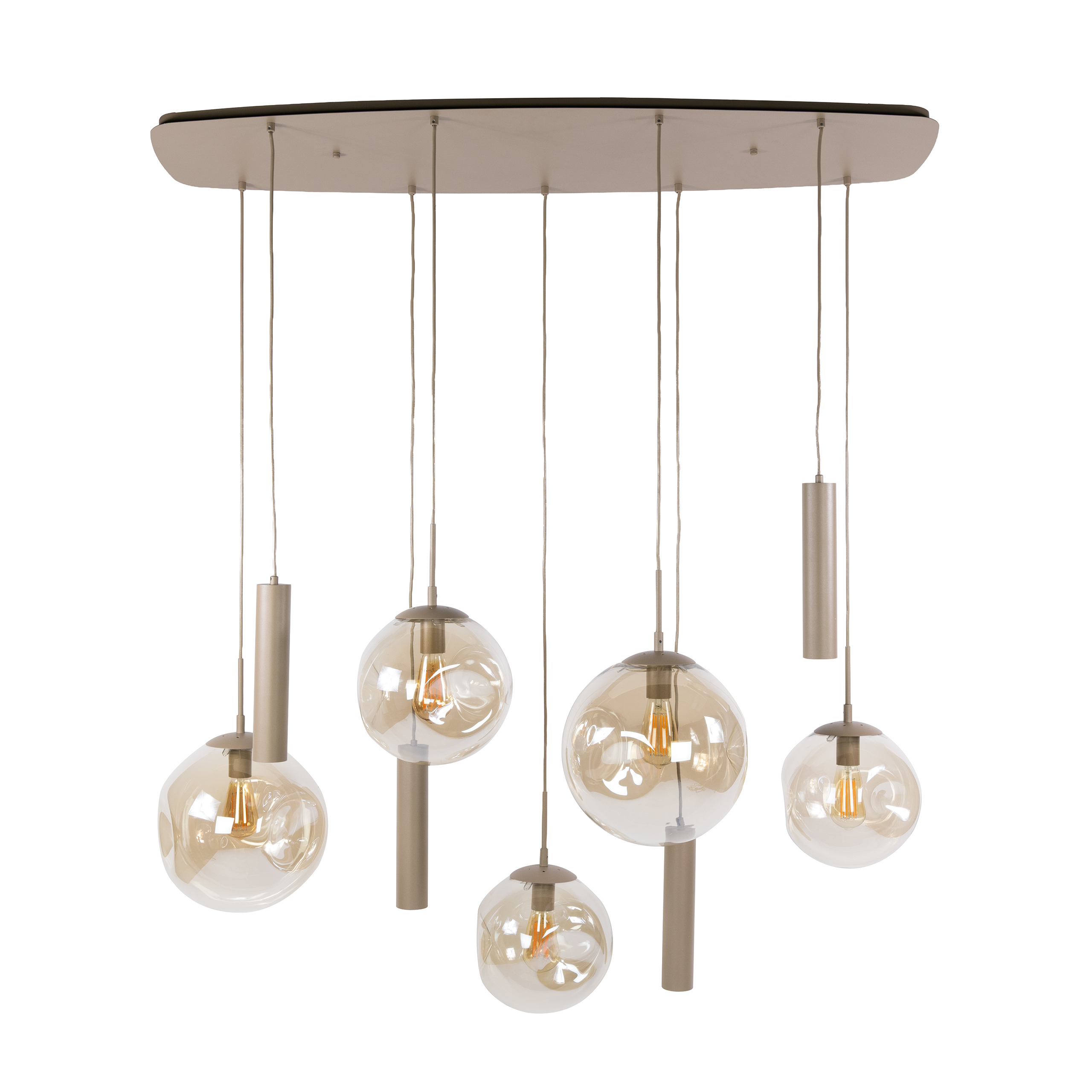 Hängeleuchte Stellar pendel 5+4-flammig / Beige - Zijlstra