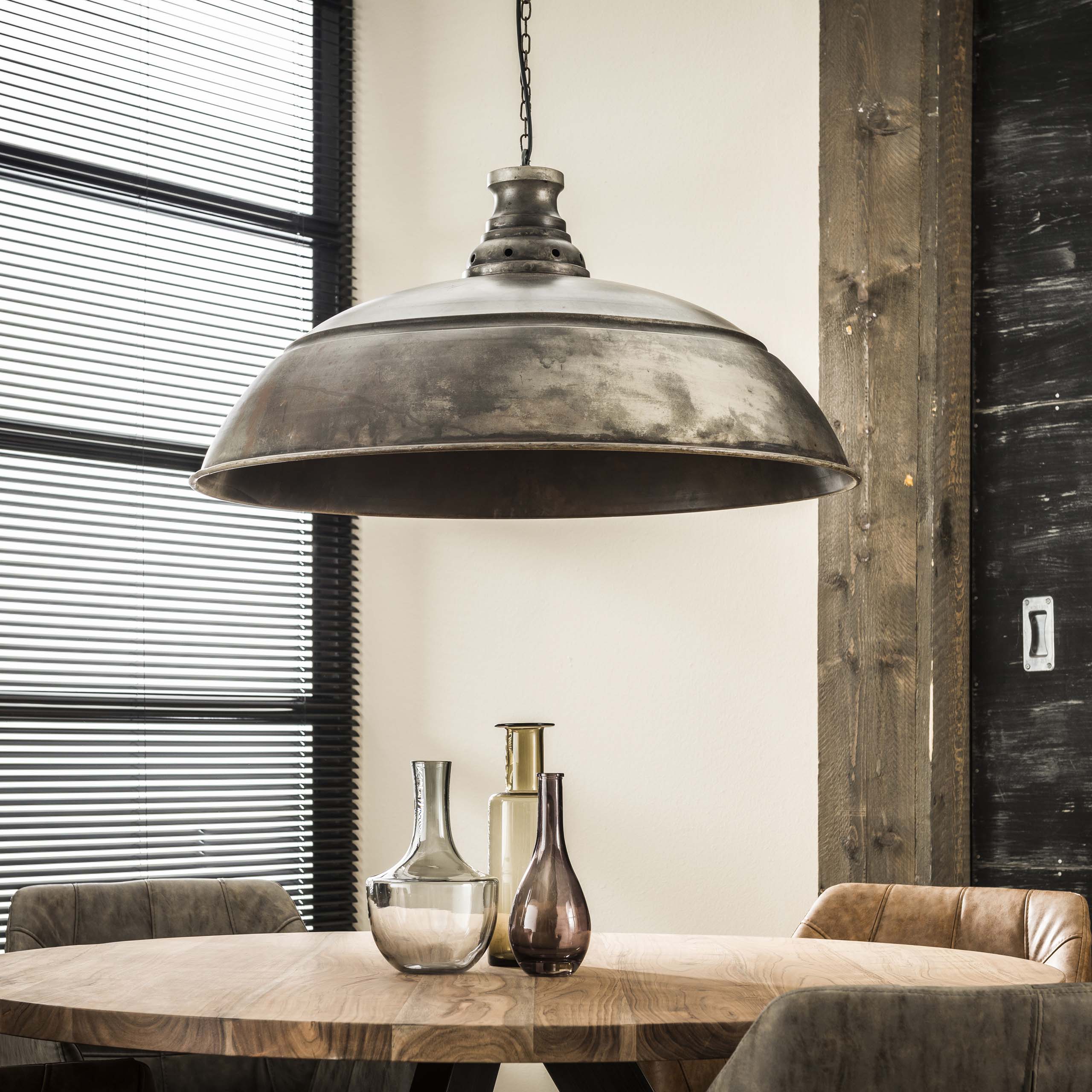 Hanglamp Industry 1-lichts Ø80cm / Oud zilver - Zijlstra