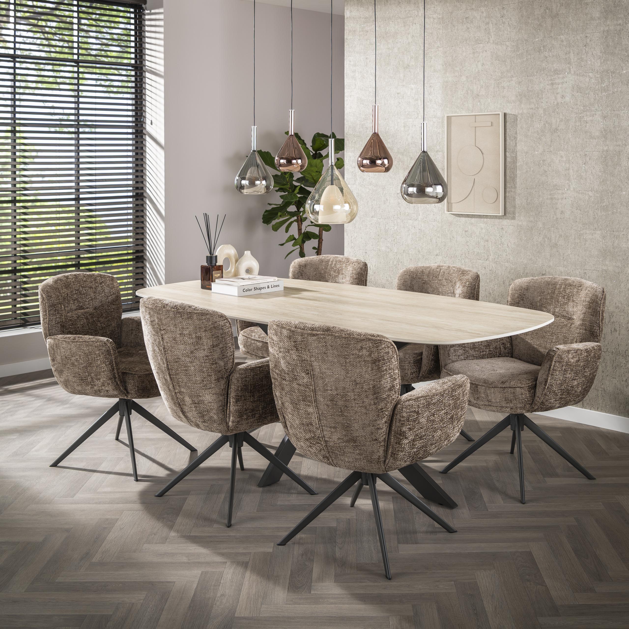 Pendelleuchte Wings 5-flammig in Schwarz - Emmo Design