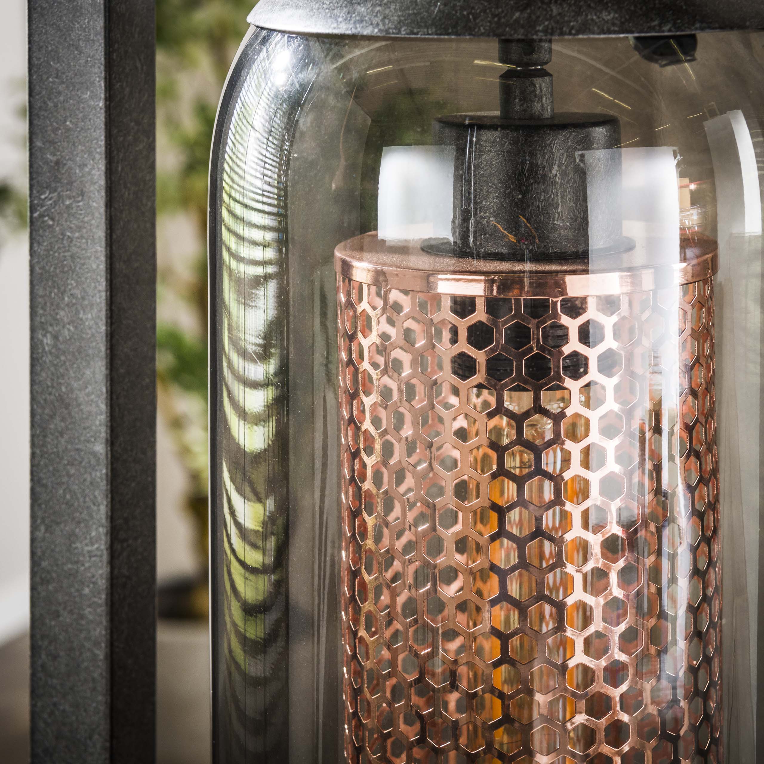 Vloerlamp Smoke Mesh 4-lichts / Artic zwart - Zijlstra
