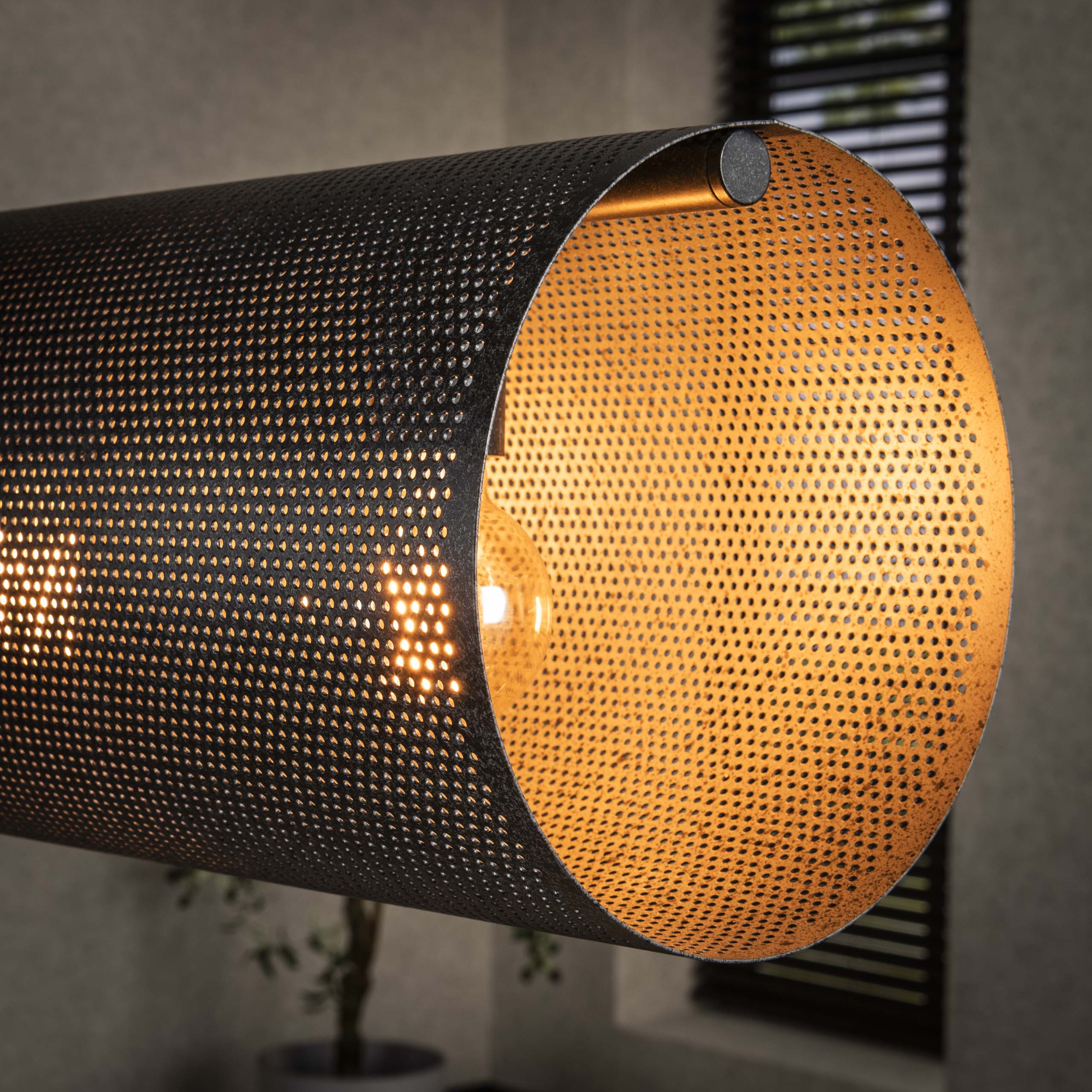 Hanglamp Tubon Mesh 7L / Artic zwart - Zijlstra