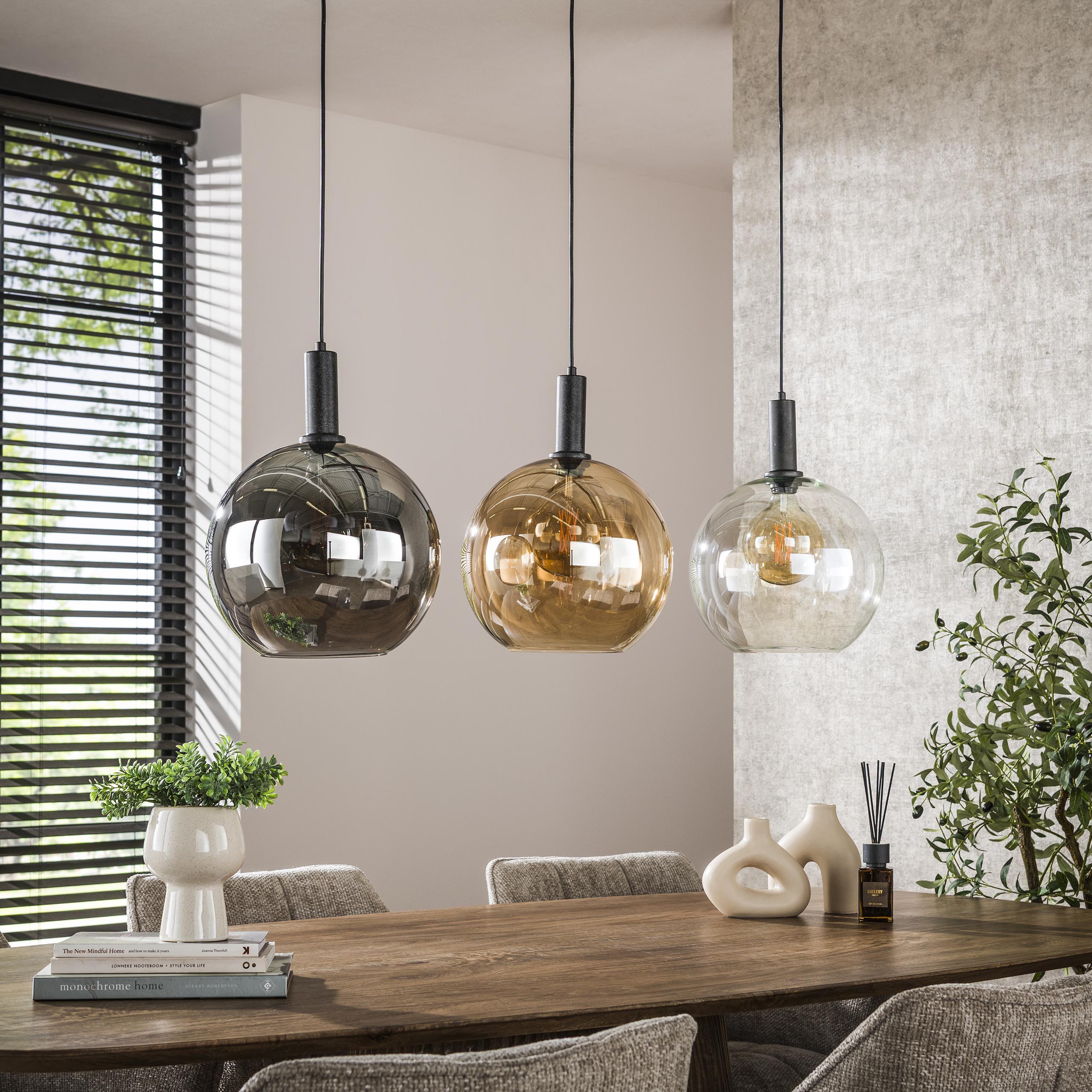 Hanglamp Sfera Tricolore 3-lichts / Artic zwart - Zijlstra