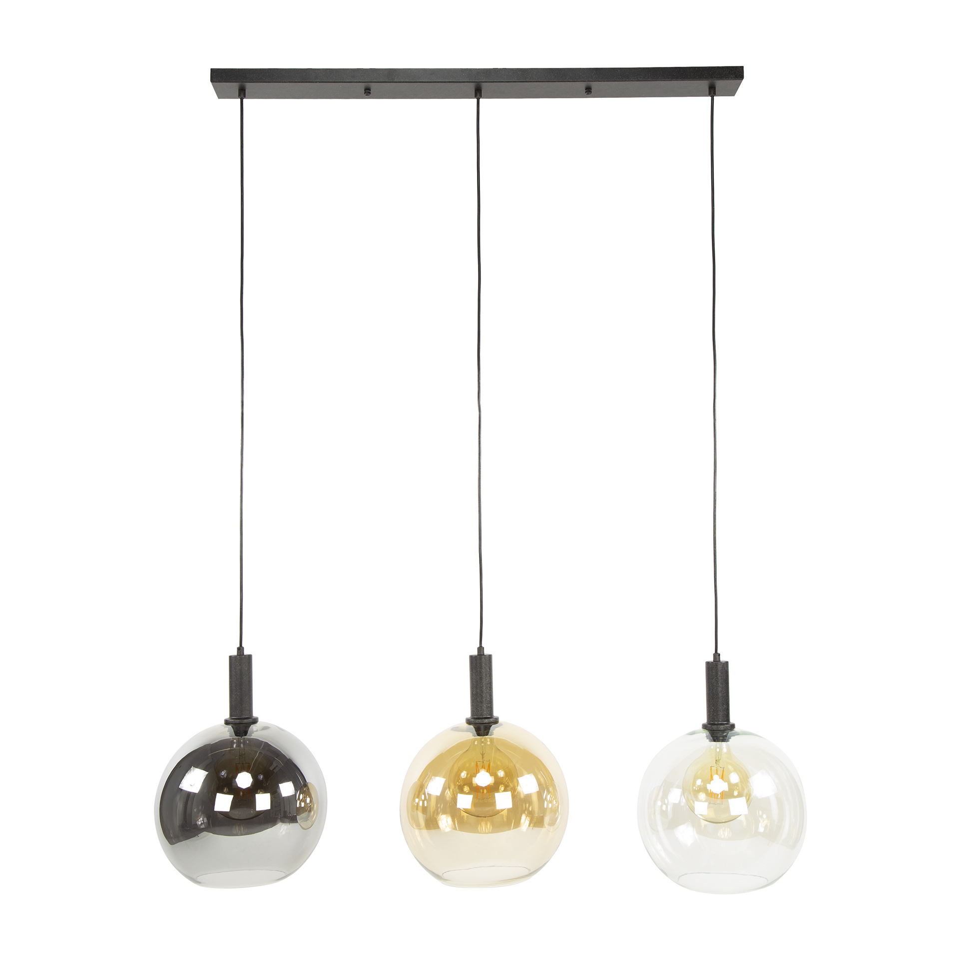 Hanglamp Sfera Tricolore 3-lichts / Artic zwart - Zijlstra