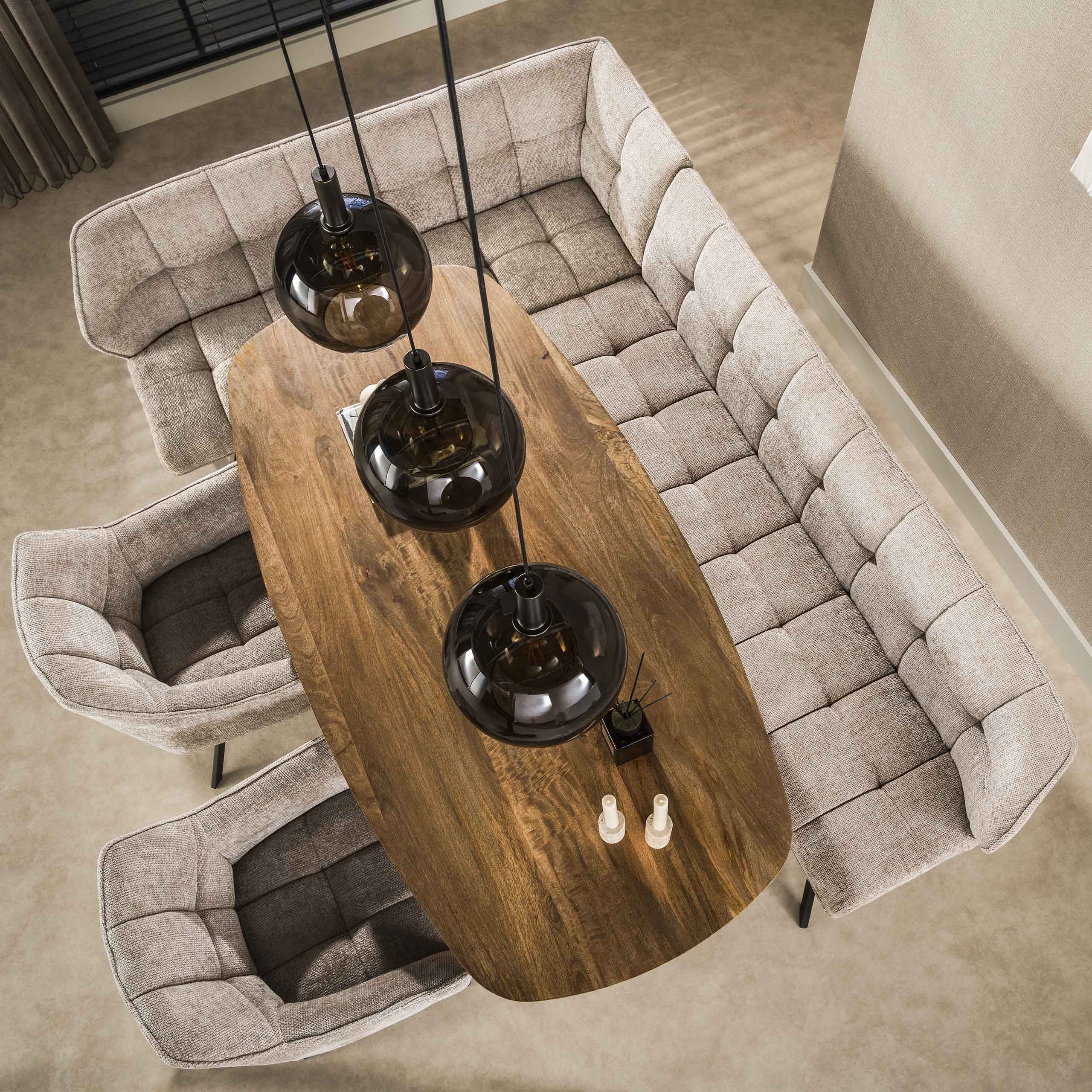 Hanglamp Sfera Tricolore 3-lichts / Sienna bruin - Zijlstra
