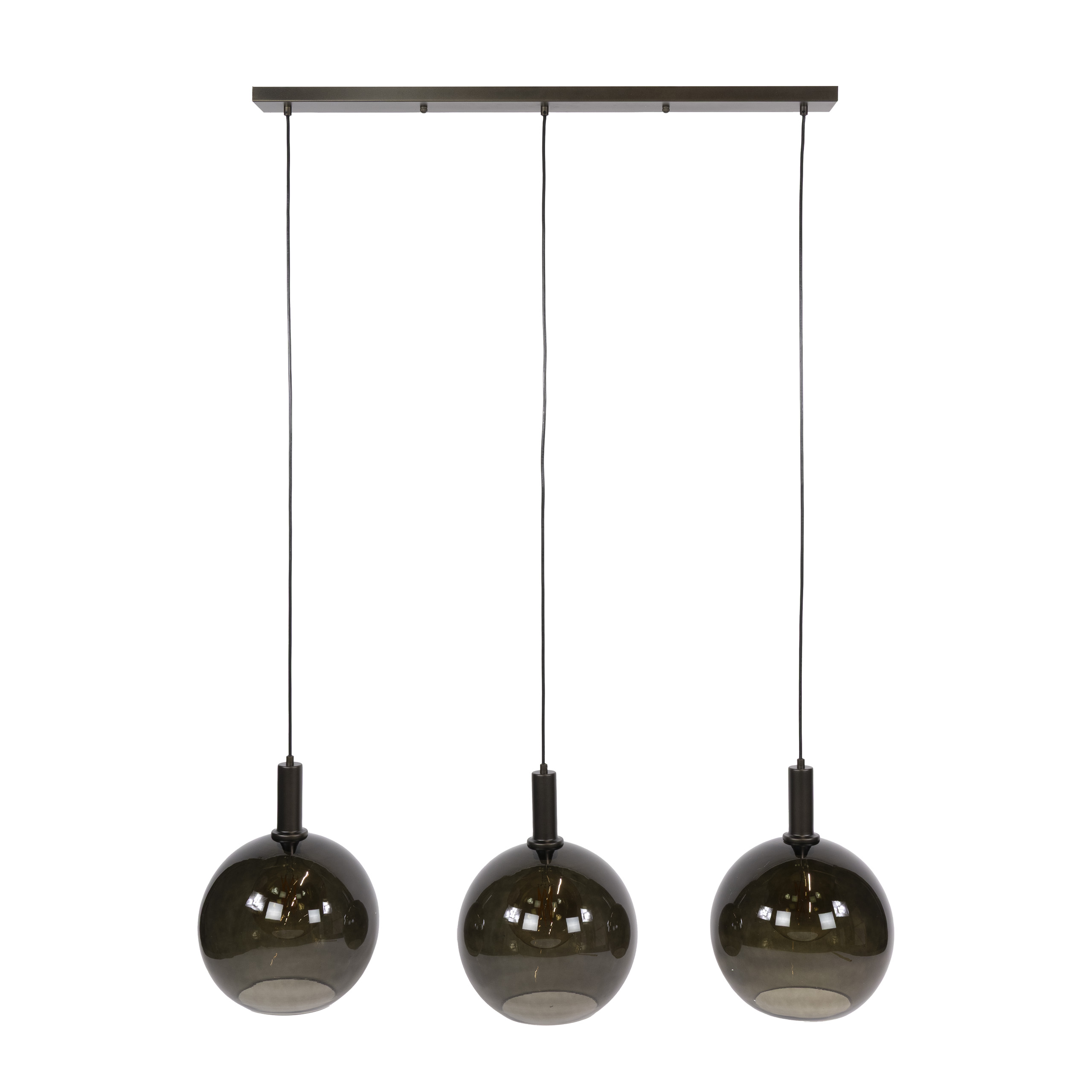Hanglamp Sfera Tricolore 3-lichts / Sienna bruin - Zijlstra