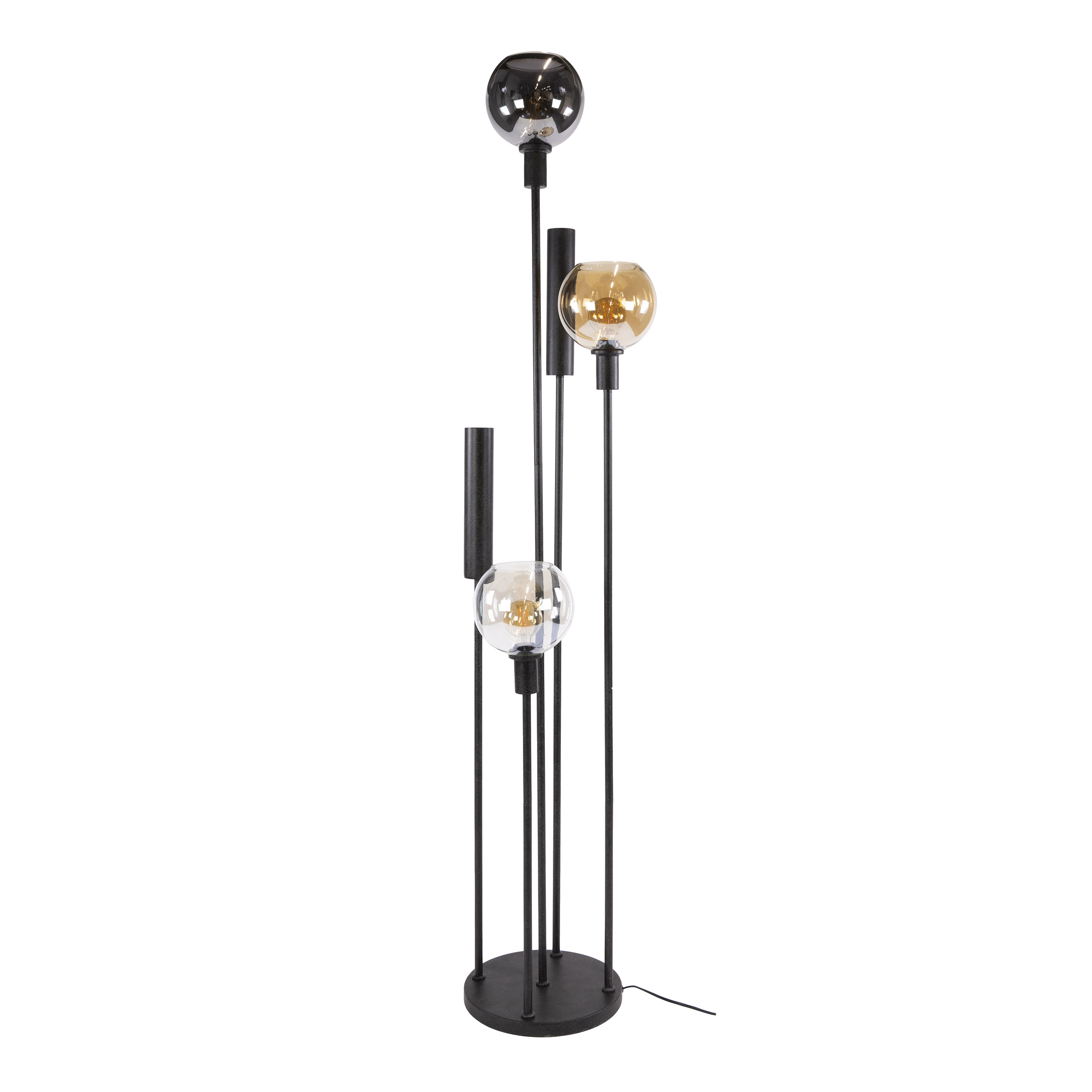 Floor Lamp Sfera Tricolore 5-lights / Artic black - Zijlstra