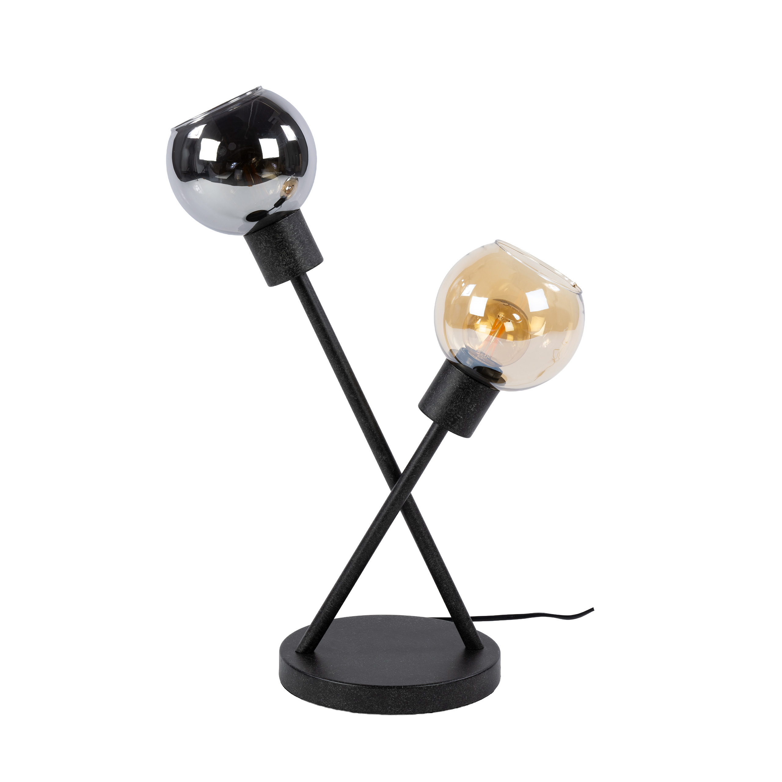 Tischleuchte Sfera Tricolore 2-flammig in Artic Schwarz - Emmo Design