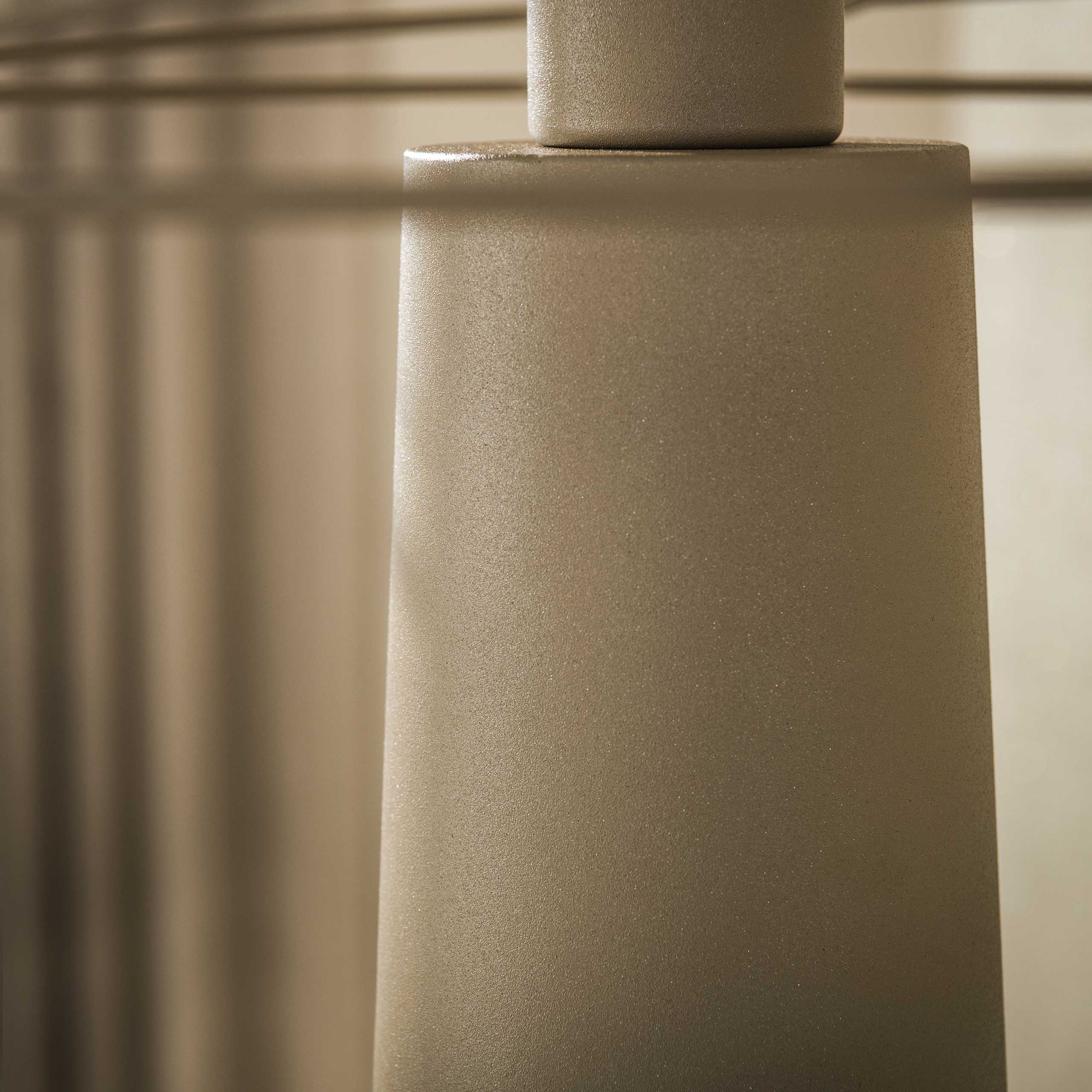 Vloerlamp Curl 1-lichts / Beige - Zijlstra