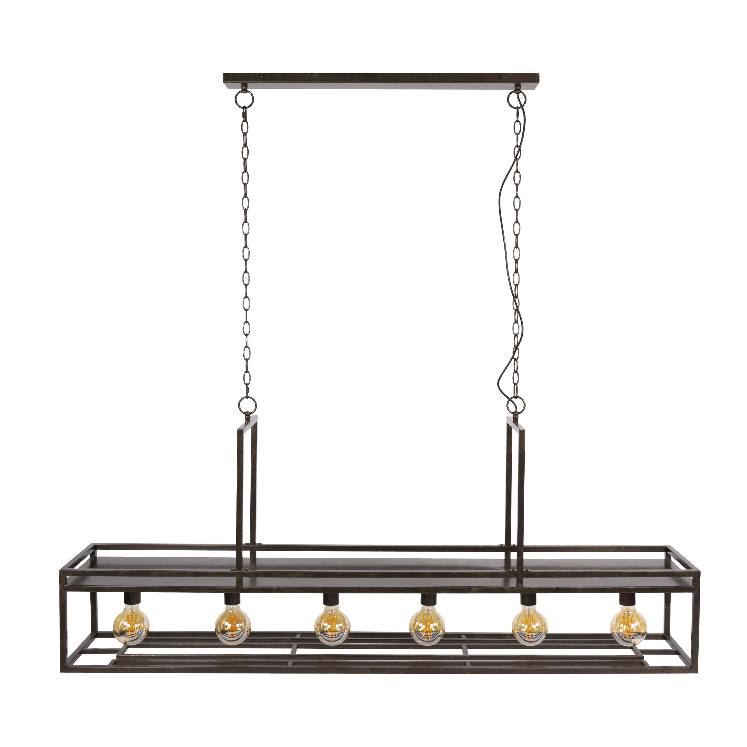 Pendelleuchte Decorate 6-flammig in Urban Braun - Emmo Design